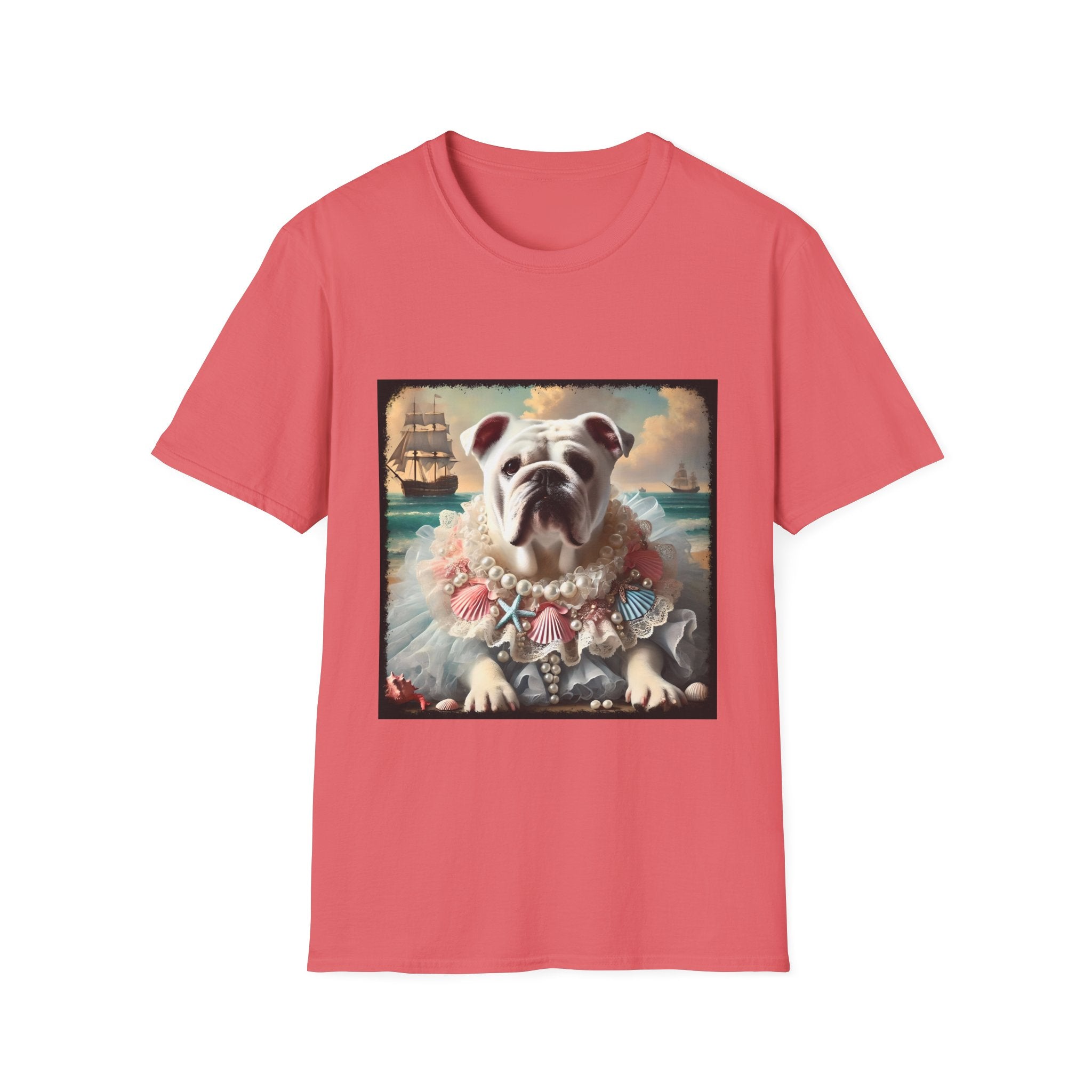Bulldog Beach Babe | Unisex Dog T-Shirt