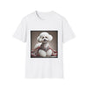 Bichon Frise Crimson Cutie | Unisex Dog T-Shirt