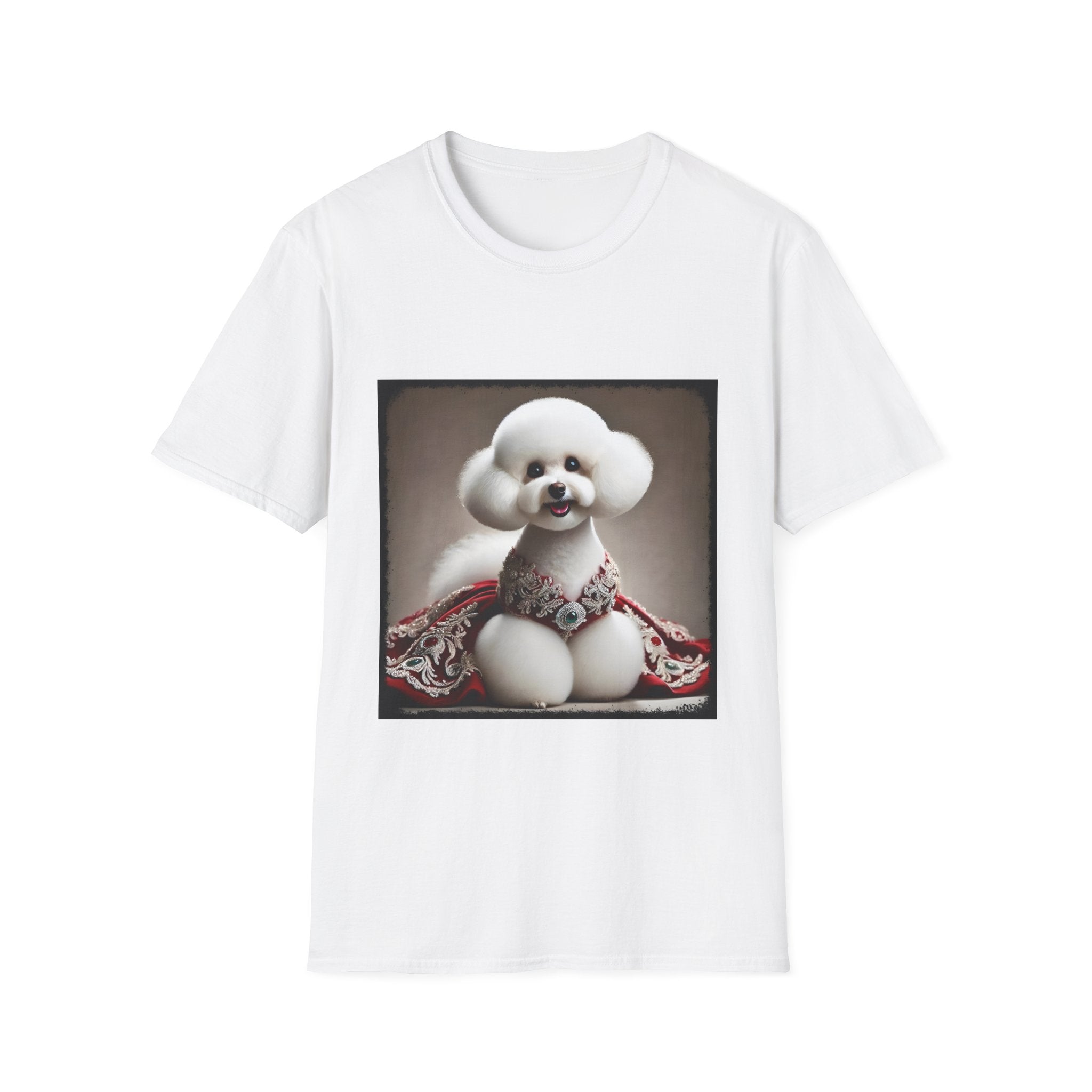 Bichon Frise Crimson Cutie | Unisex Dog T-Shirt