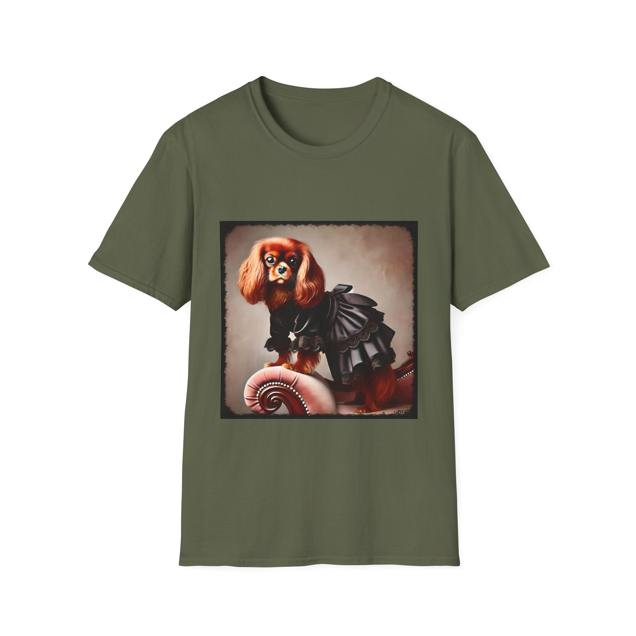 Cavalier King Charles Spaniel Edgy Muse | Unisex Dog T-Shirt