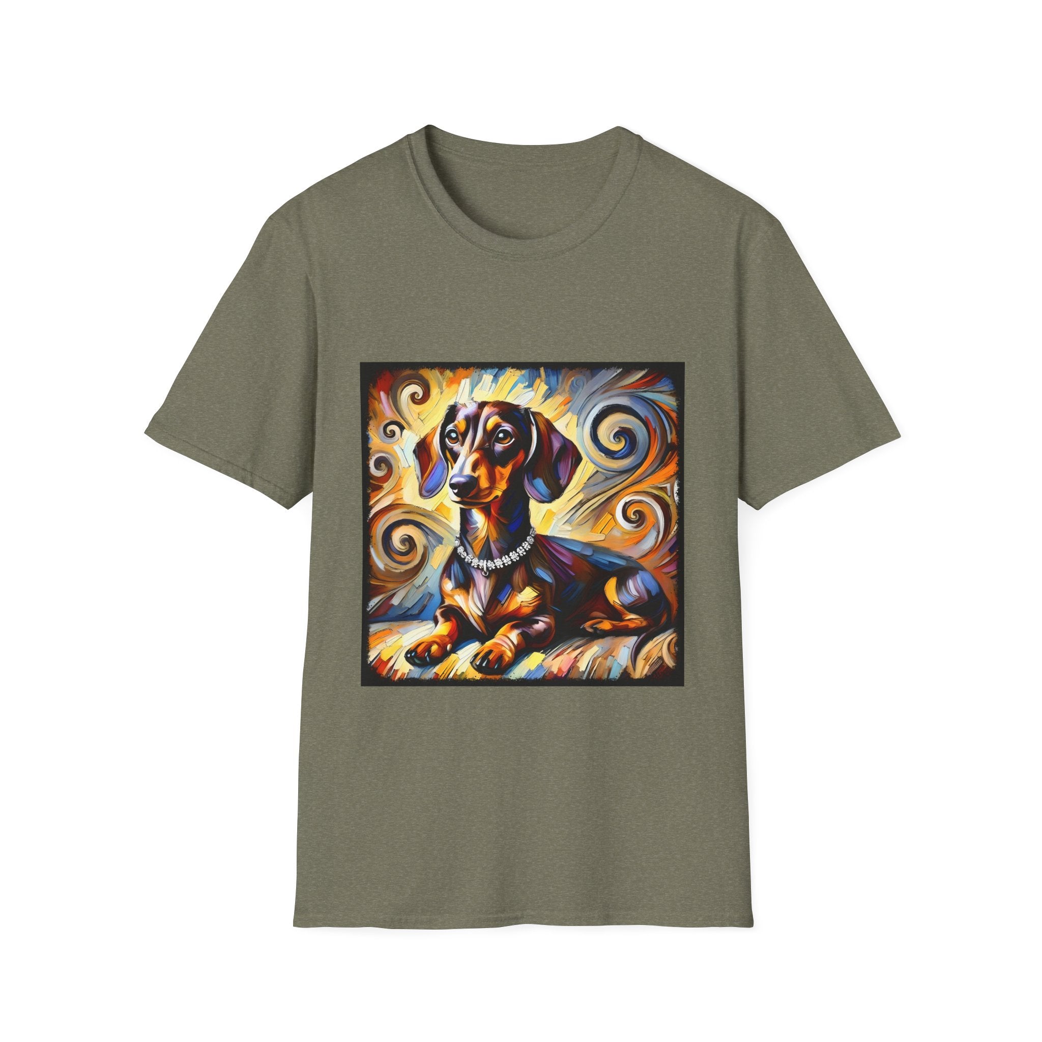 Dachshund Sun Swirl | Unisex Dog T-Shirt