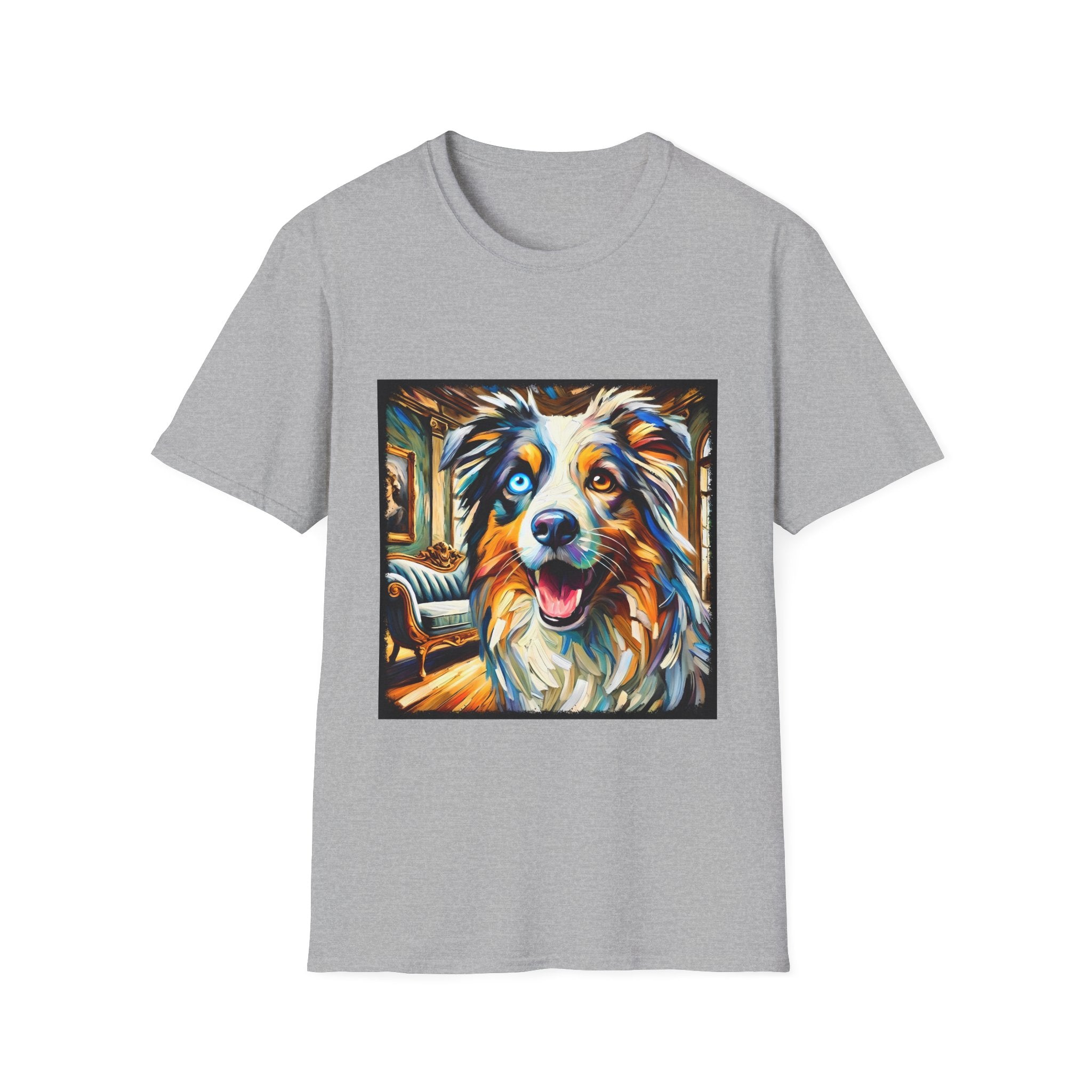 Australian Shepherd Blissful Swirl | Unisex Dog T-Shirt