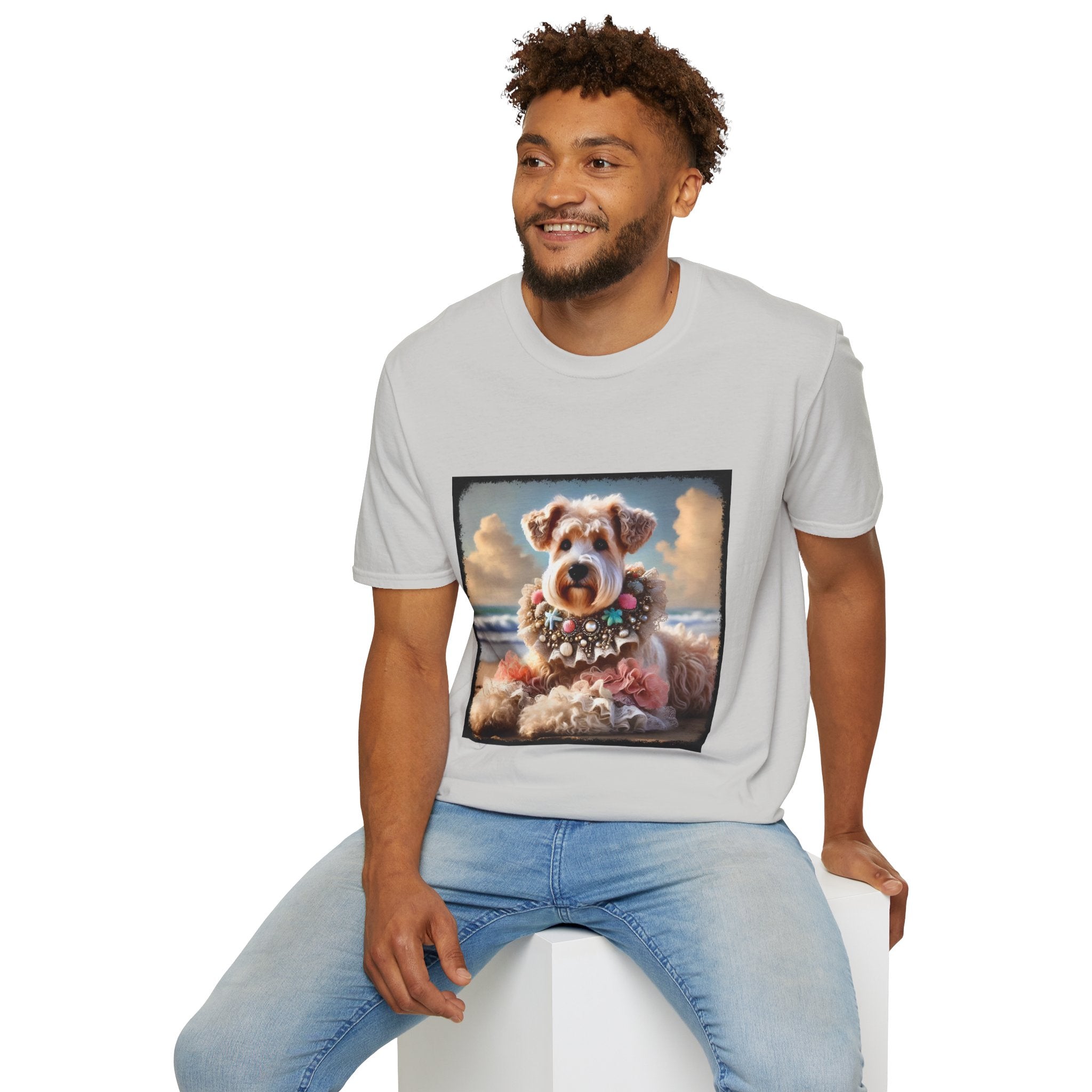 Wheaten Terrier Beach Babe | Unisex Dog T-Shirt