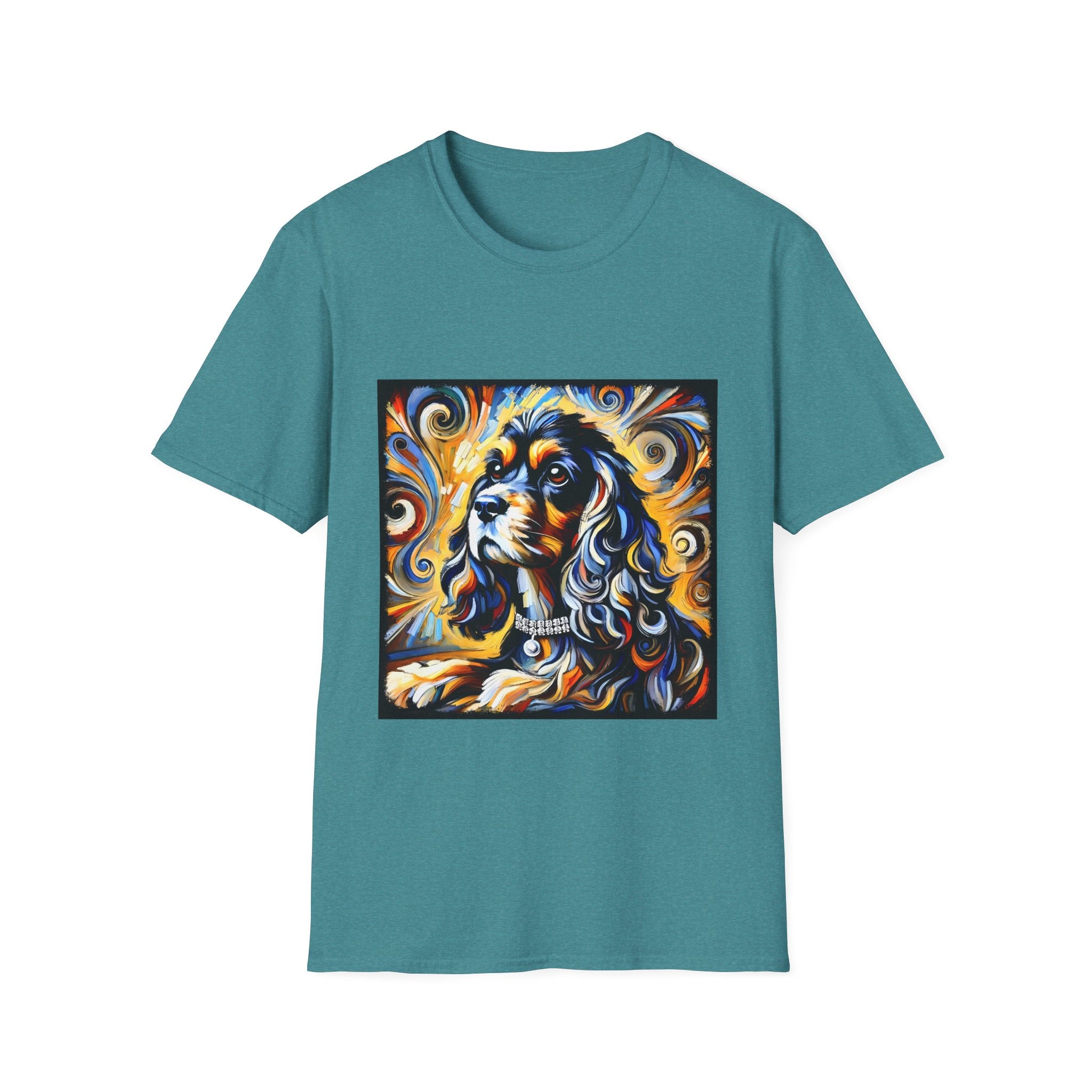 Cocker Spaniel Sun Swirl | Unisex Dog T-Shirt