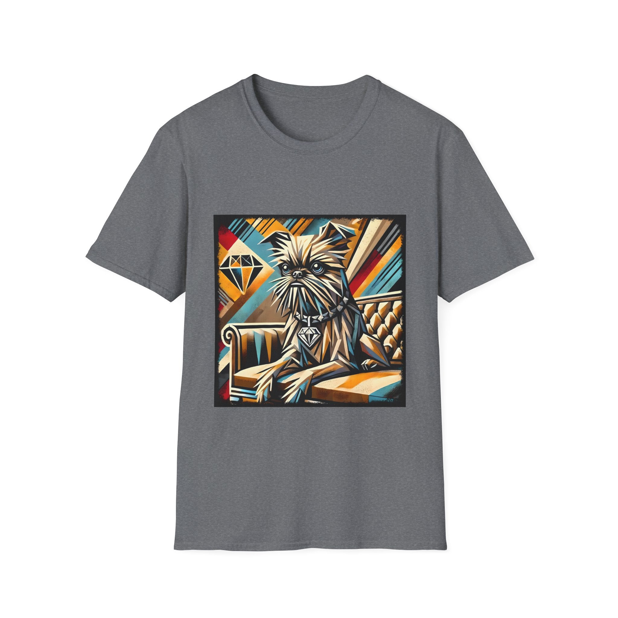 Brussels Griffon Vivid Geometric | Unisex Dog T-Shirt