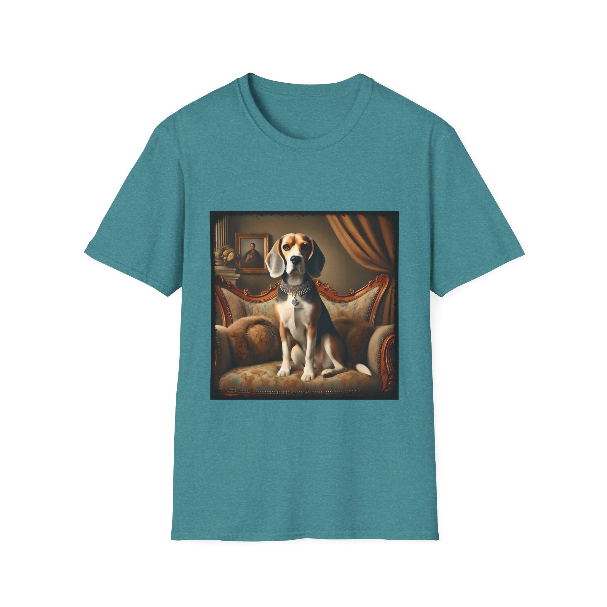 Beagle Princess Blue | Unisex Dog T-Shirt