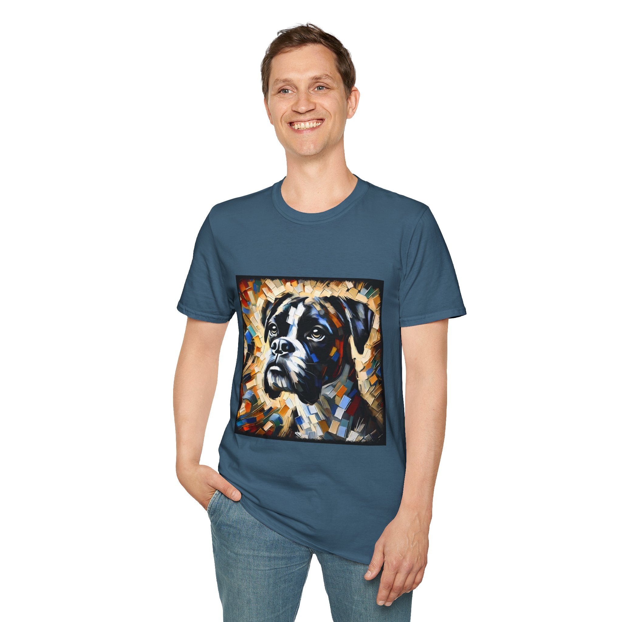 Boxer Pixel Classic | Unisex Dog T-Shirt