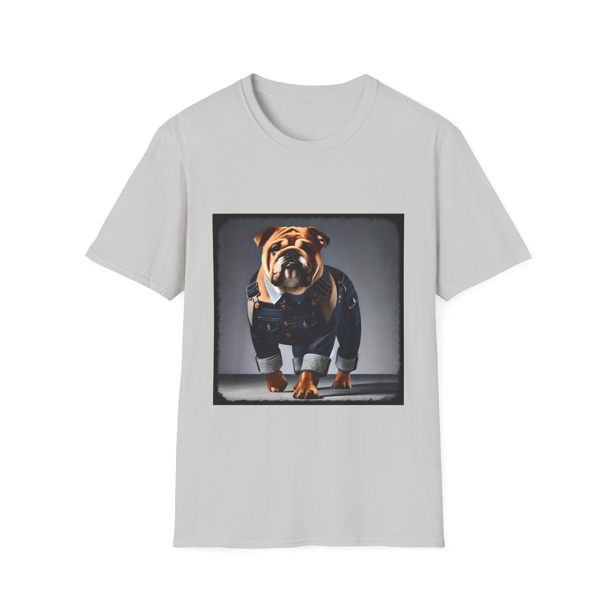 Bulldog Denim Dream | Unisex Dog T-Shirt