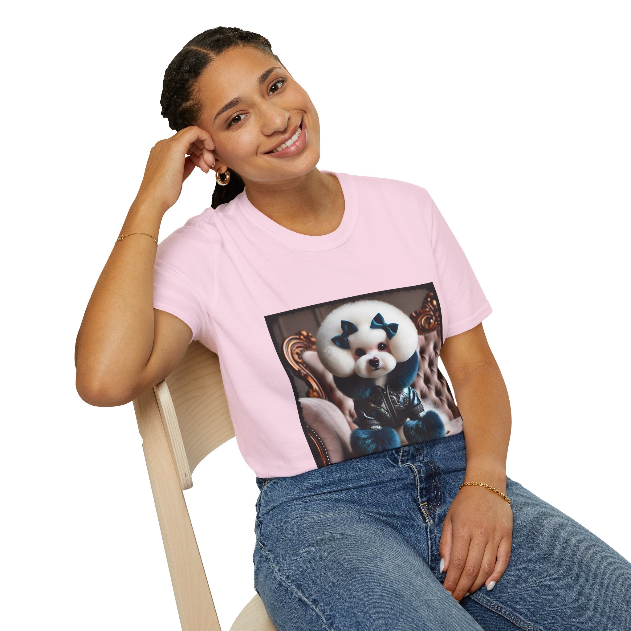 Bichon Frise Posh Pawfluencer | Unisex Dog T-Shirt