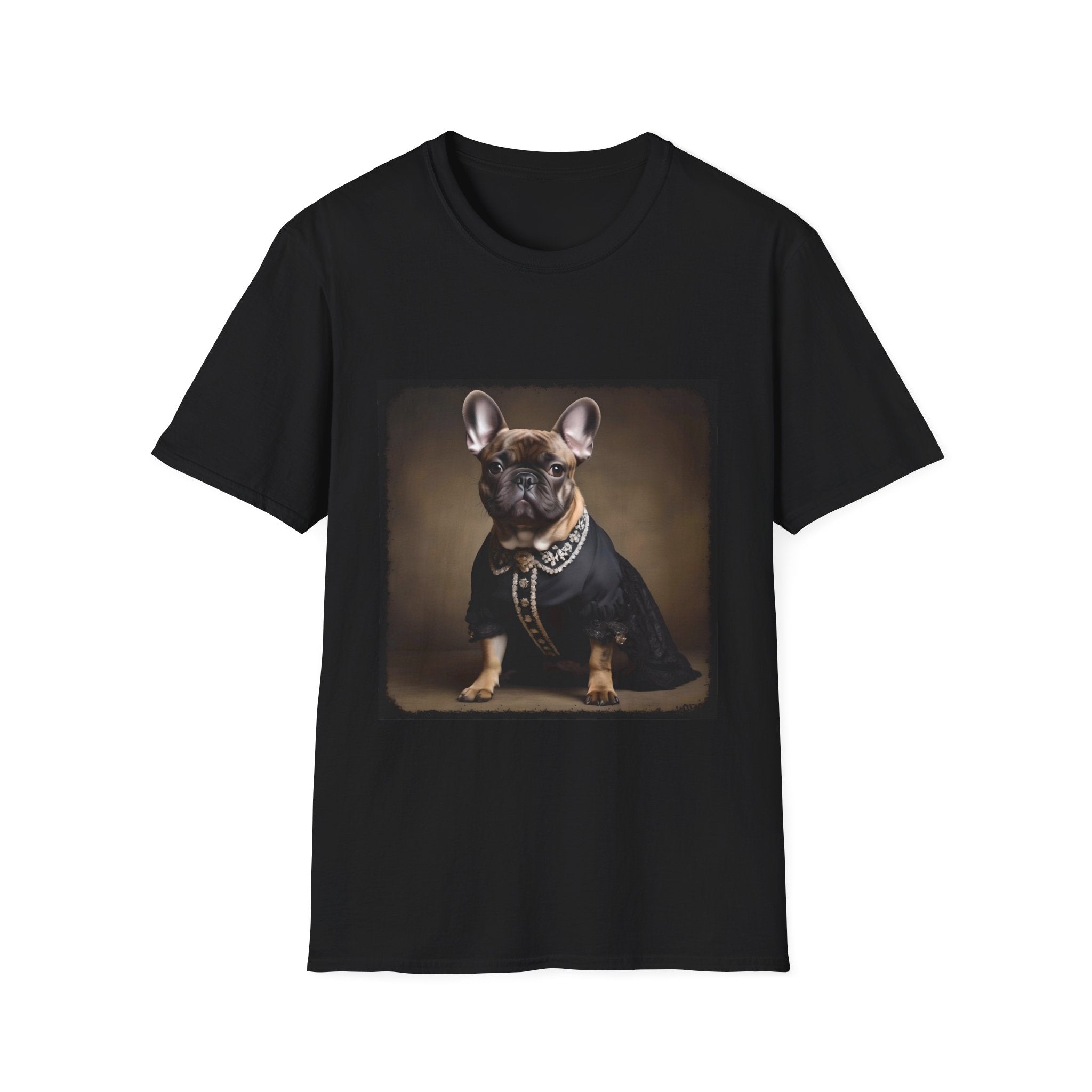 French Bulldog Portrait of a Lady | Unisex Dog T-Shirt