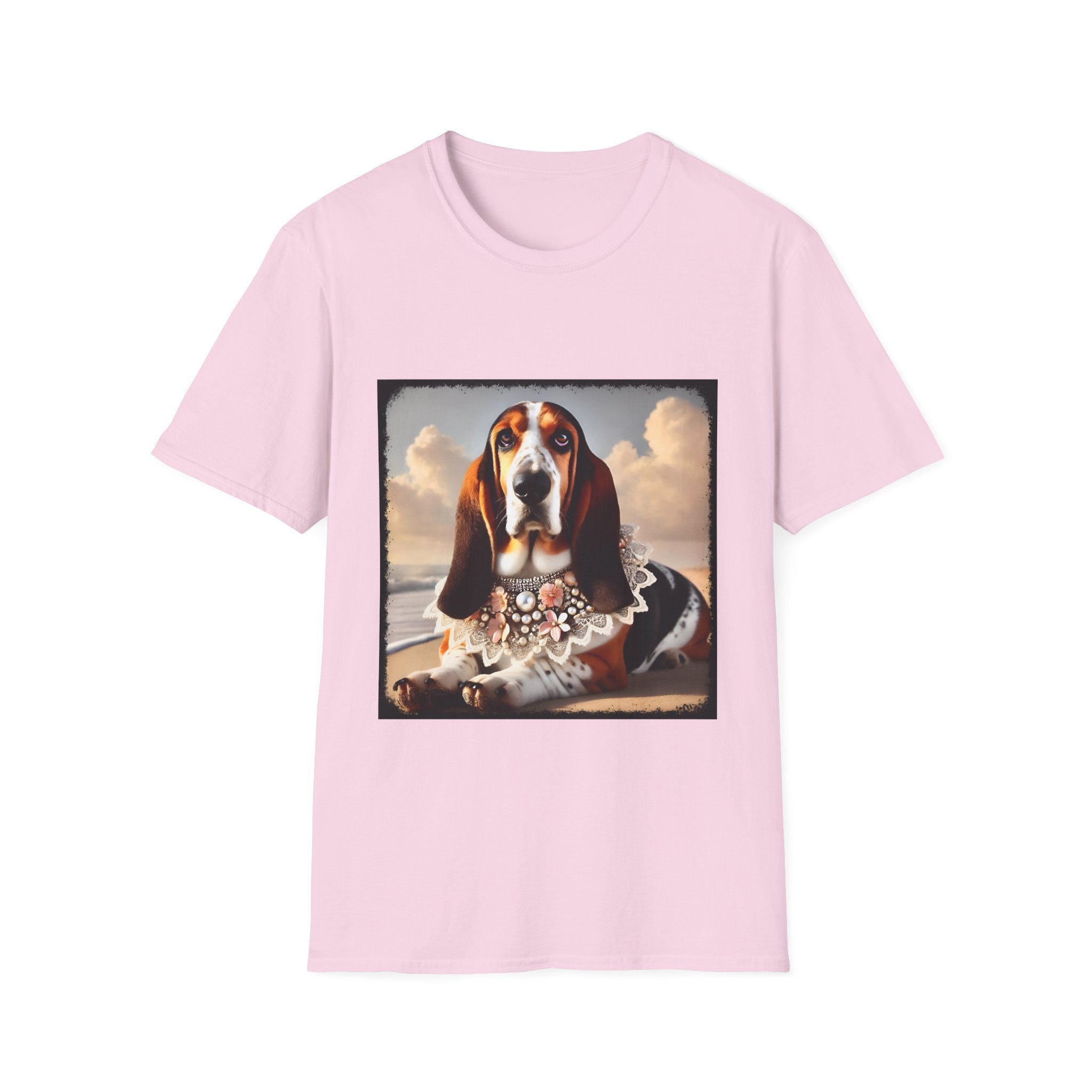 Basset Hound Beach Beauty | Unisex Dog T-Shirt