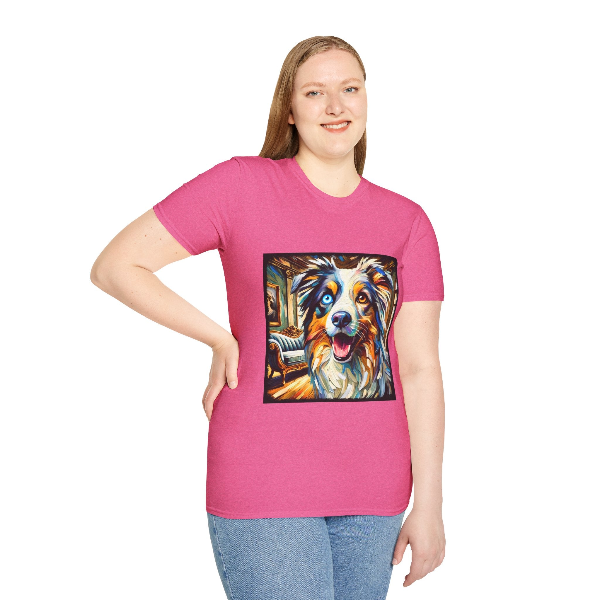 Australian Shepherd Blissful Swirl | Unisex Dog T-Shirt