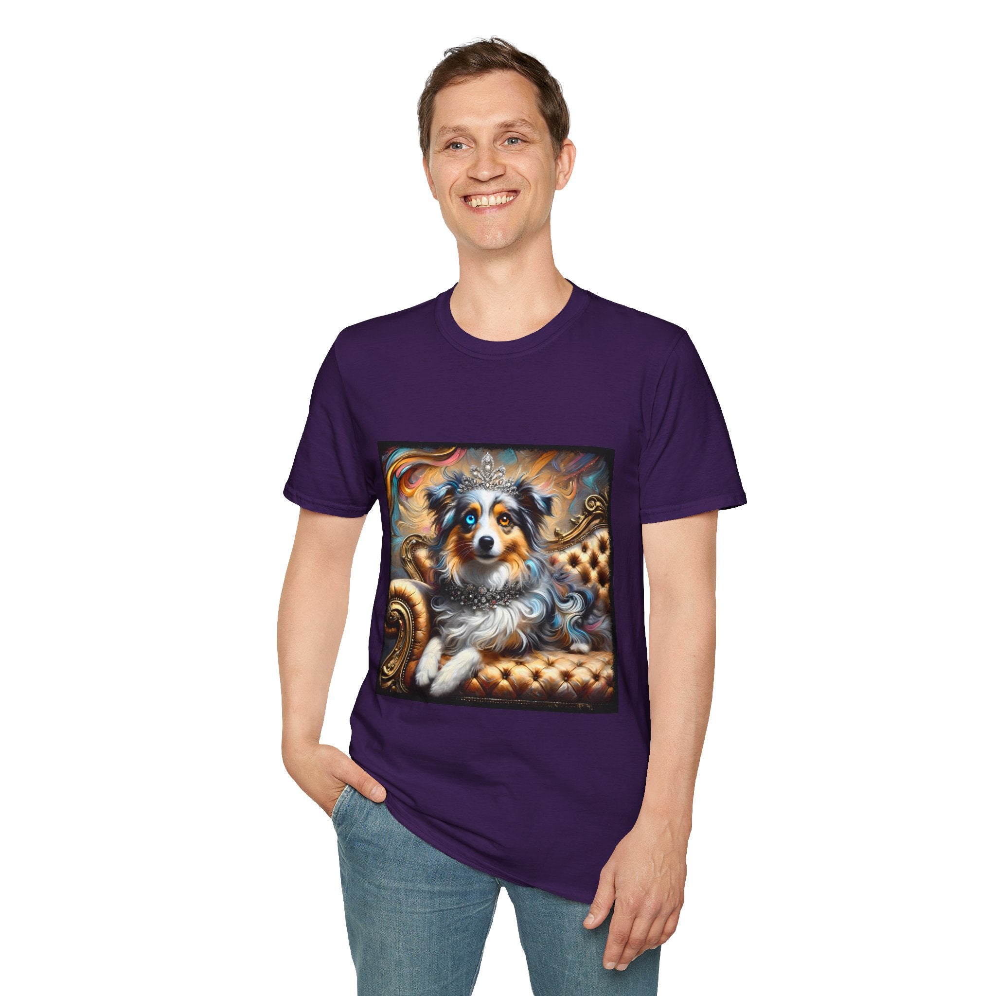 Miniature American Shepherd Stunning Swirl | Unisex Dog T-Shirt