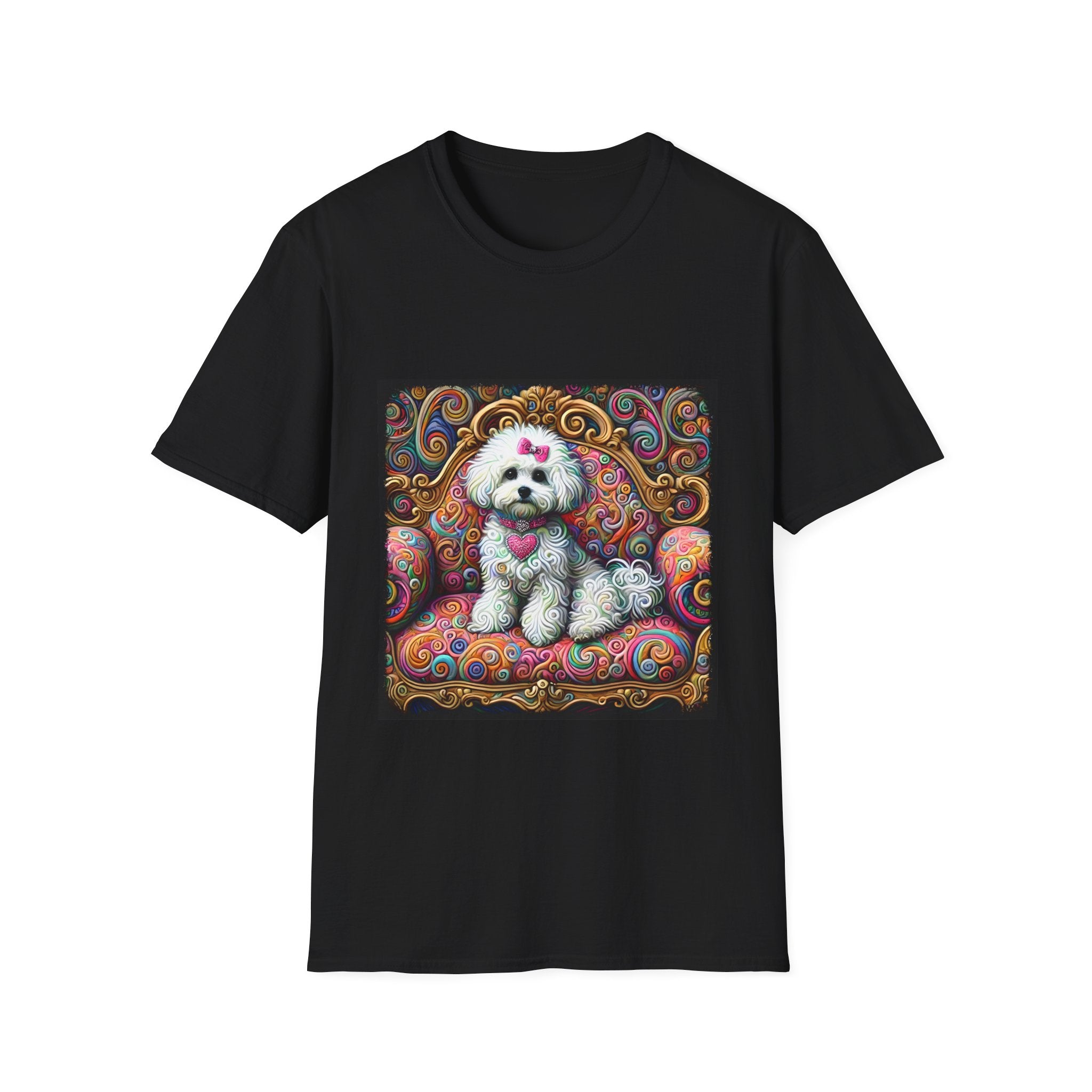Bichon Frise Love Swirl | Unisex Dog T-Shirt