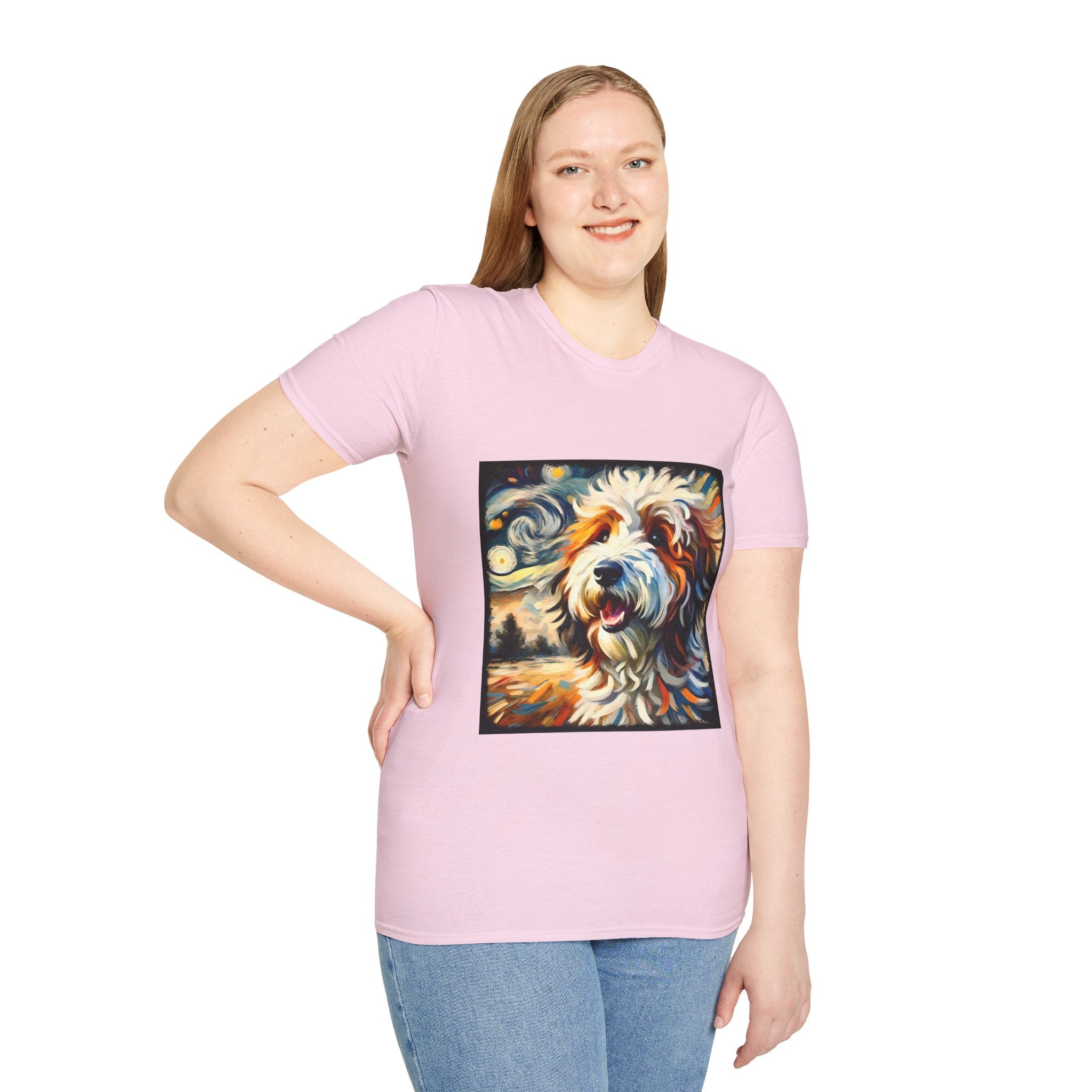 Bernedoodle Vivid Swirl | Unisex Dog T-Shirt