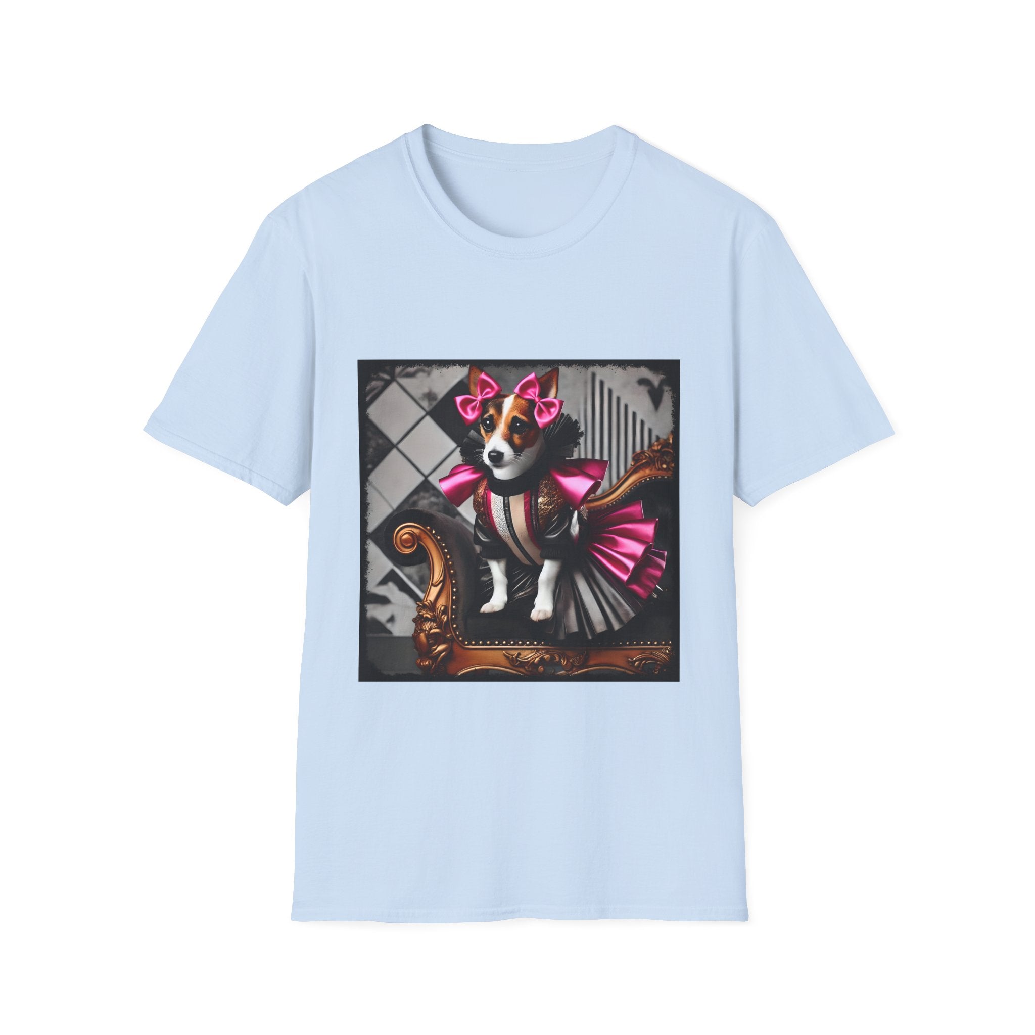 Jack Russell Terrier Pink Rocker | Unisex Dog T-Shirt