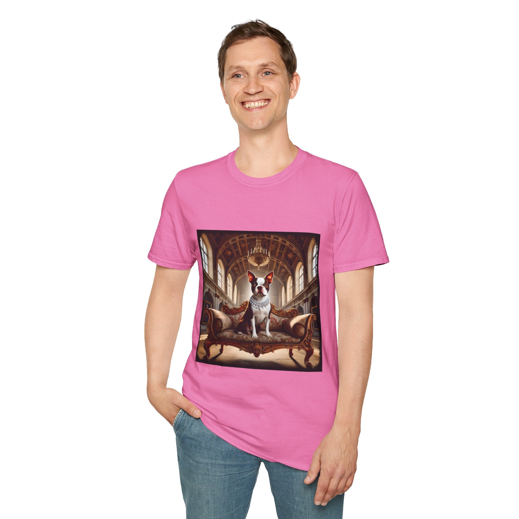 Boston Terrier Poised Princess  | Unisex Dog T-Shirt