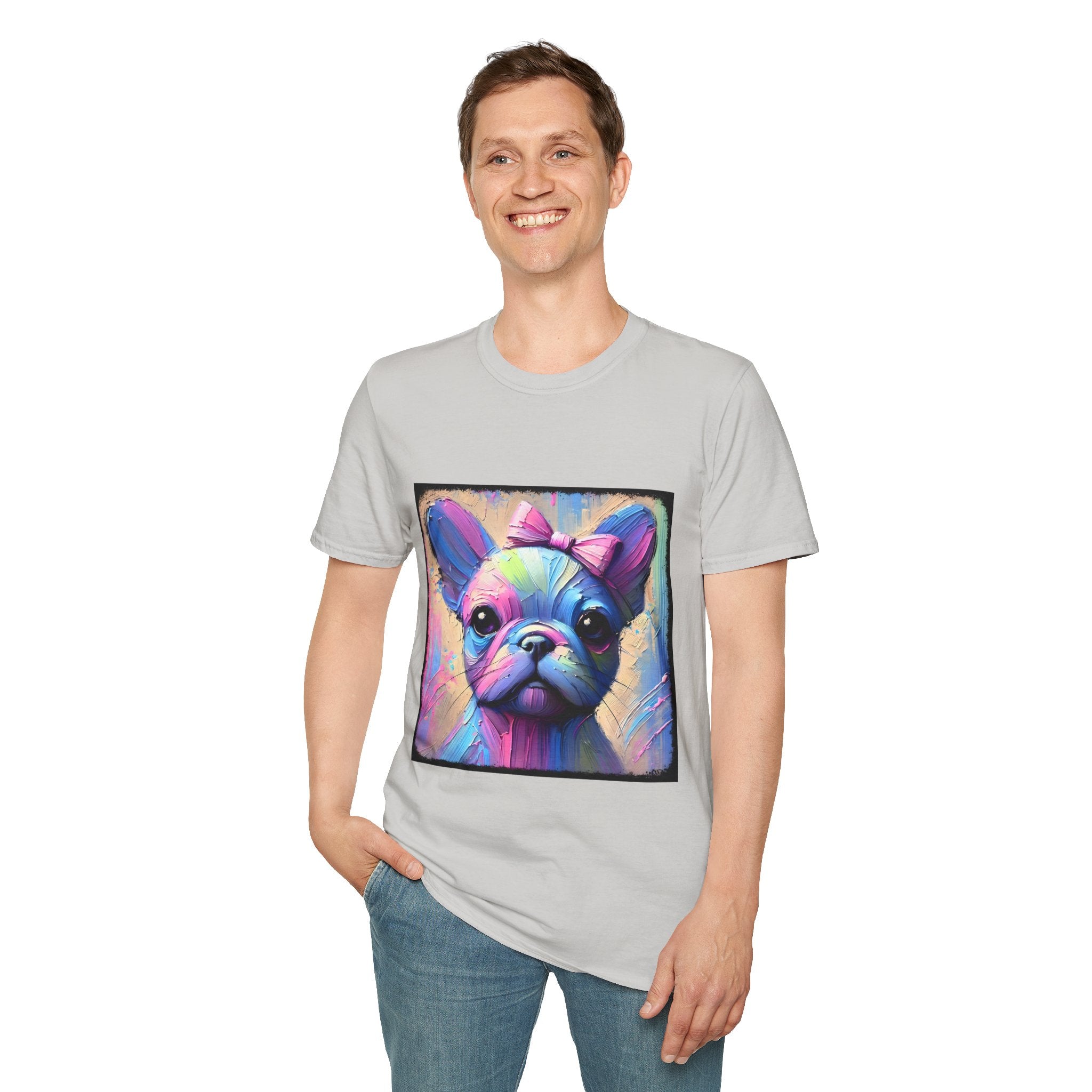 French Bulldog Neon Classic | Unisex Dog T-Shirt