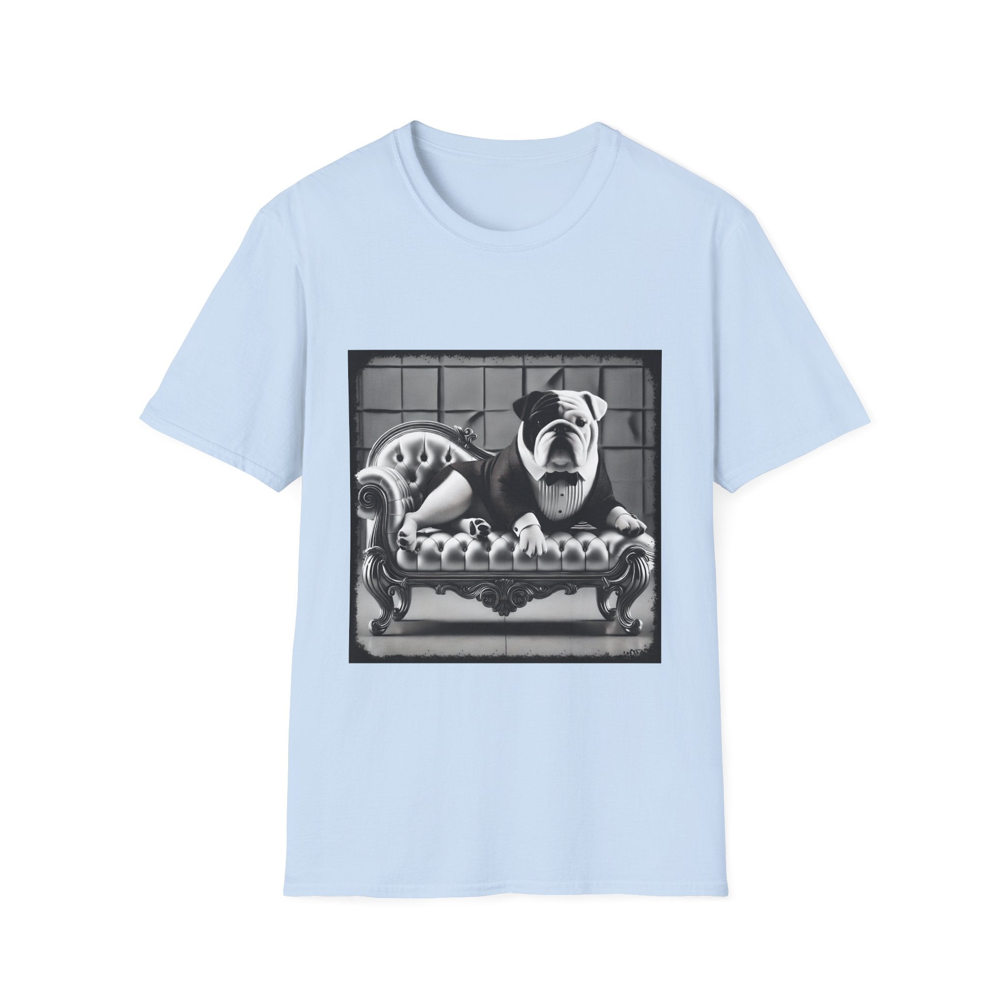 Bulldog B&W Boss | Unisex Dog T-Shirt
