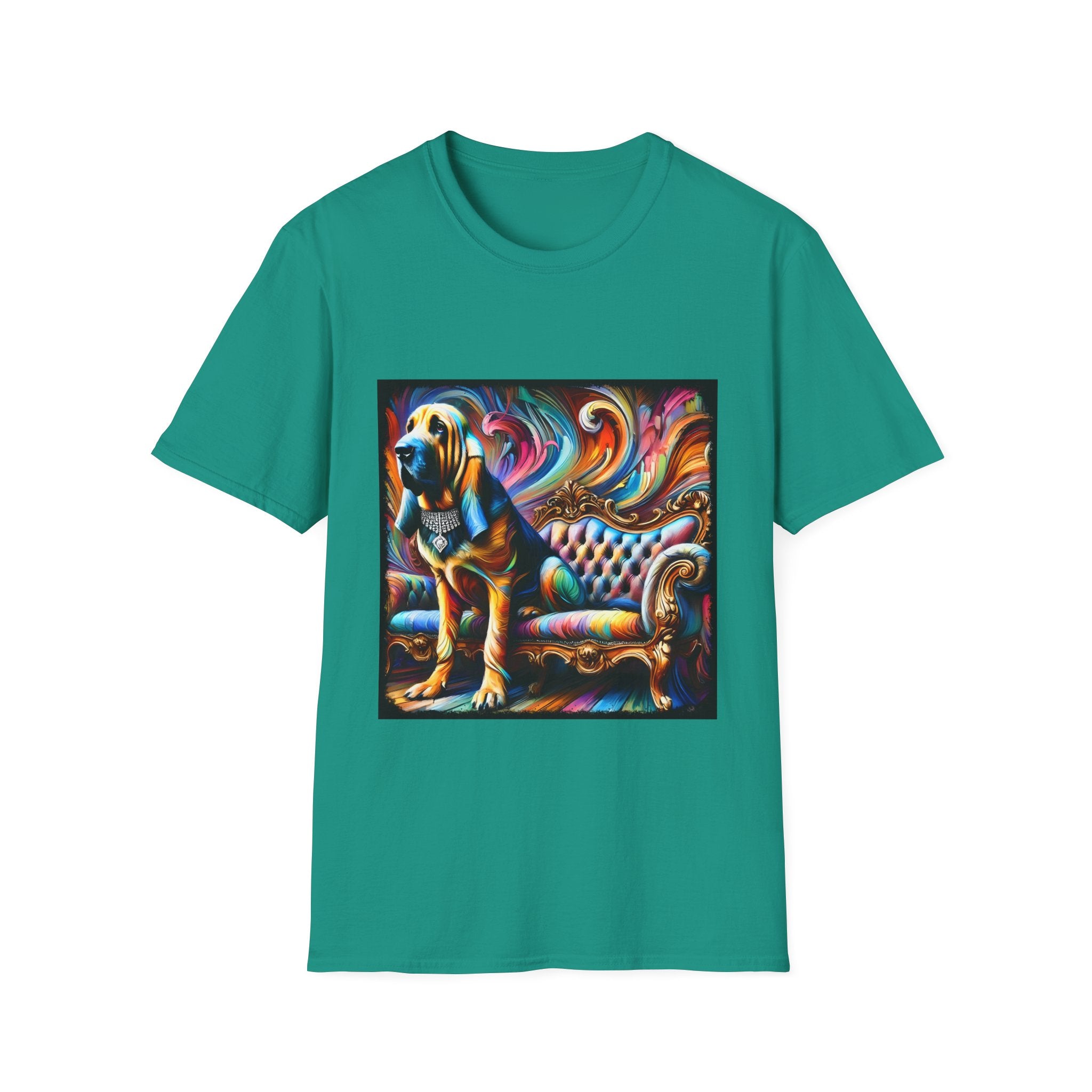 Bloodhound Vivid Swirl | Unisex Dog T-Shirt