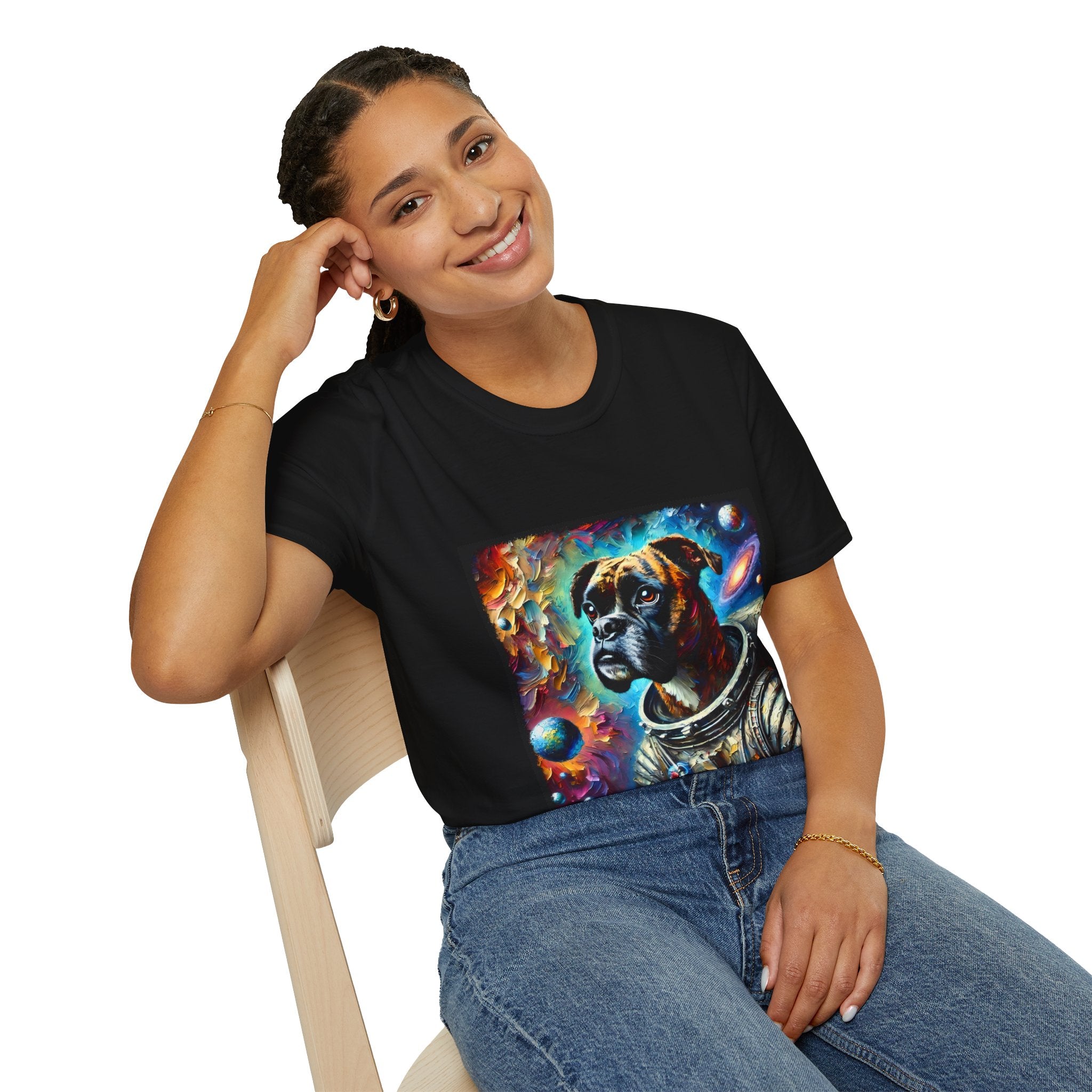Boxer Cosmic Dream | Unisex Dog T-Shirt
