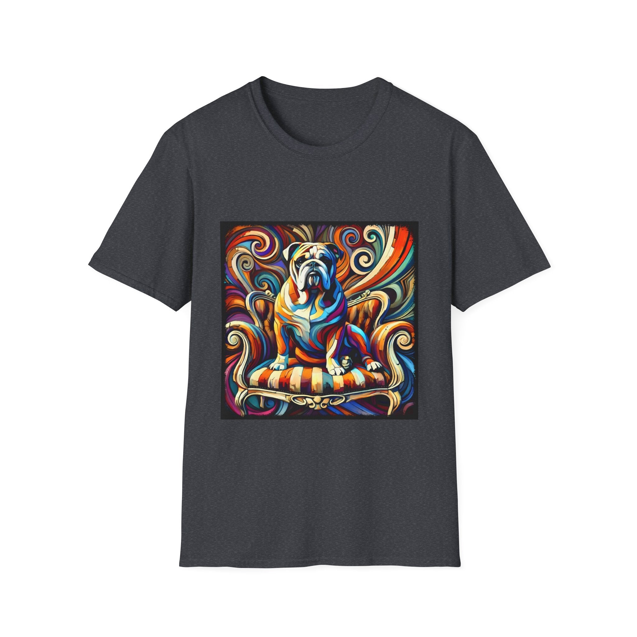 Bulldog Bold Swirl | Unisex Dog T-Shirt