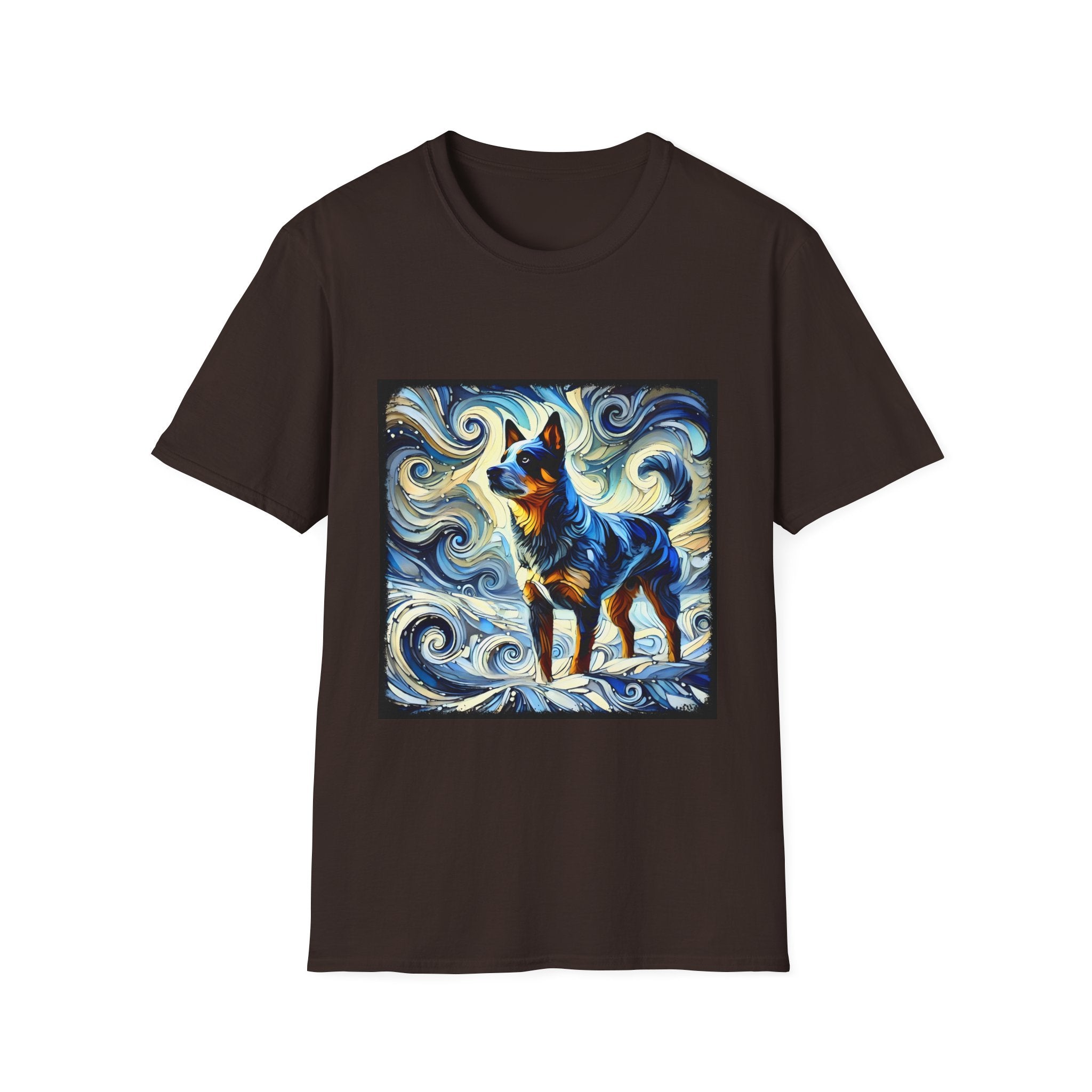 Australian Cattle Dog Blue Swirl | Unisex Dog T-Shirt