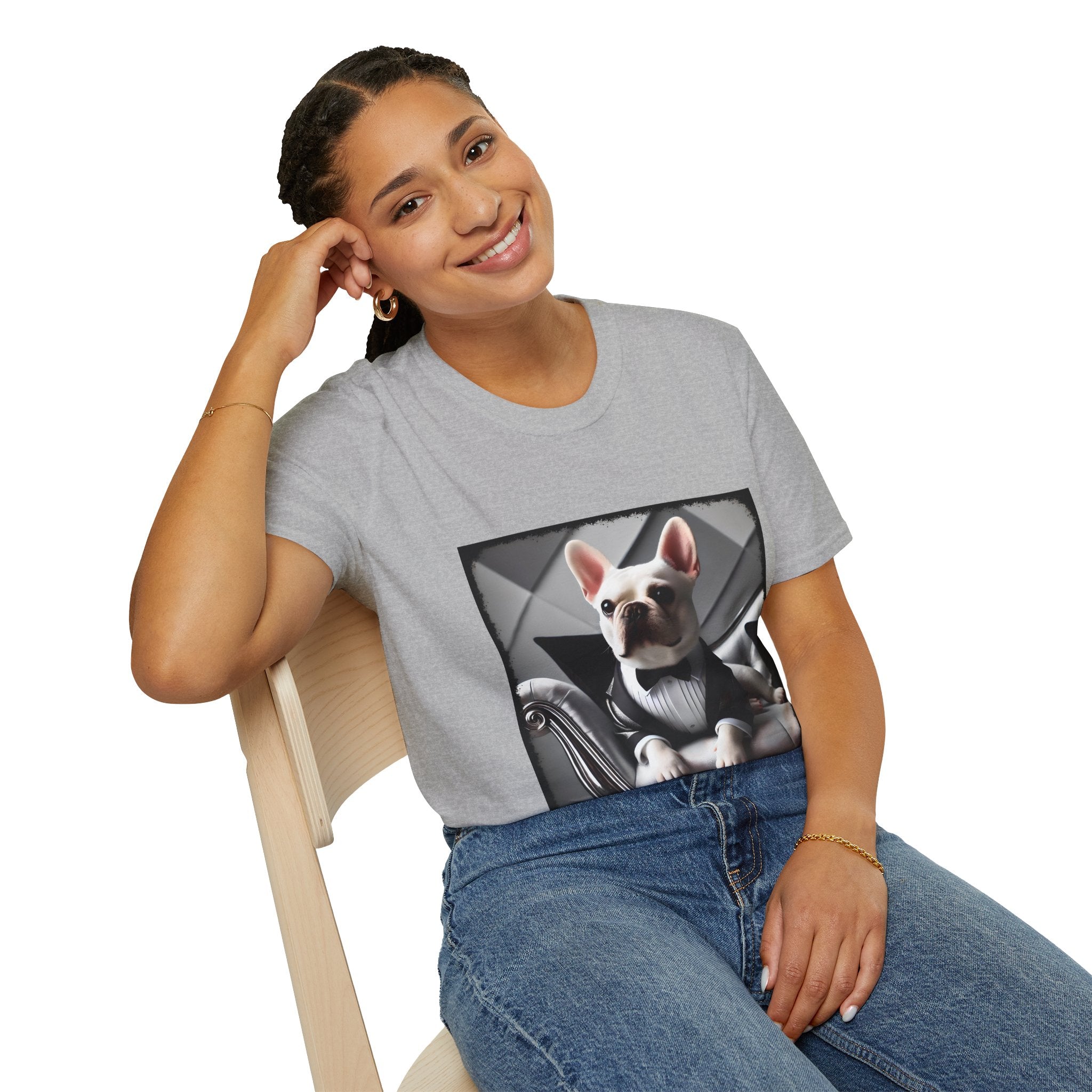 French Bulldog Debonair Dude | Unisex Dog T-Shirt