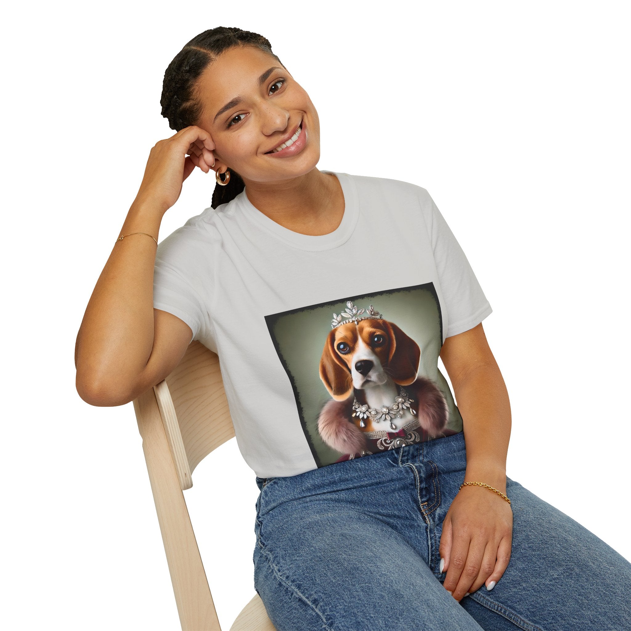 Beagle Regal Heiress | Unisex Dog T-Shirt