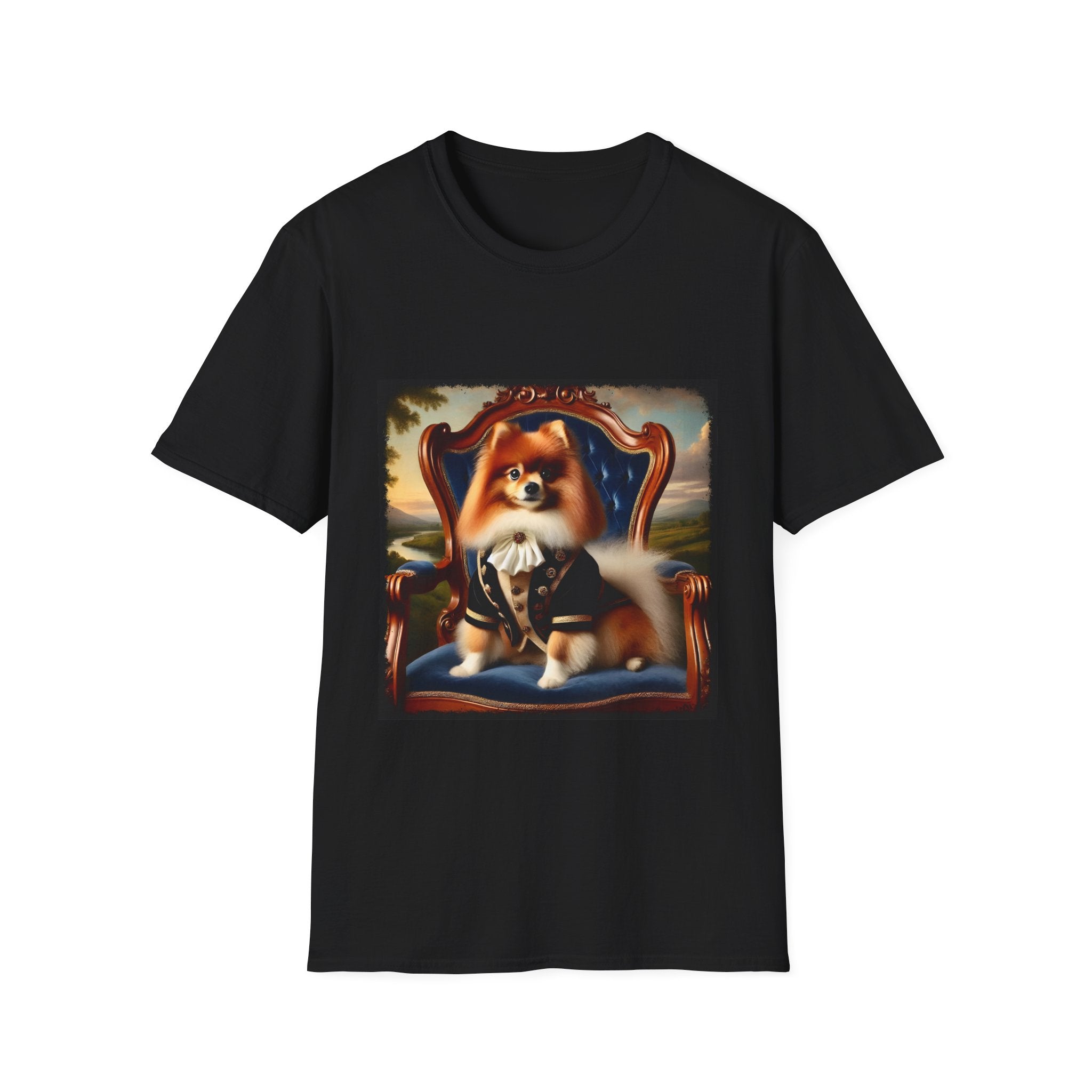 Pomeranian Posh Prince | Unisex Dog T-Shirt