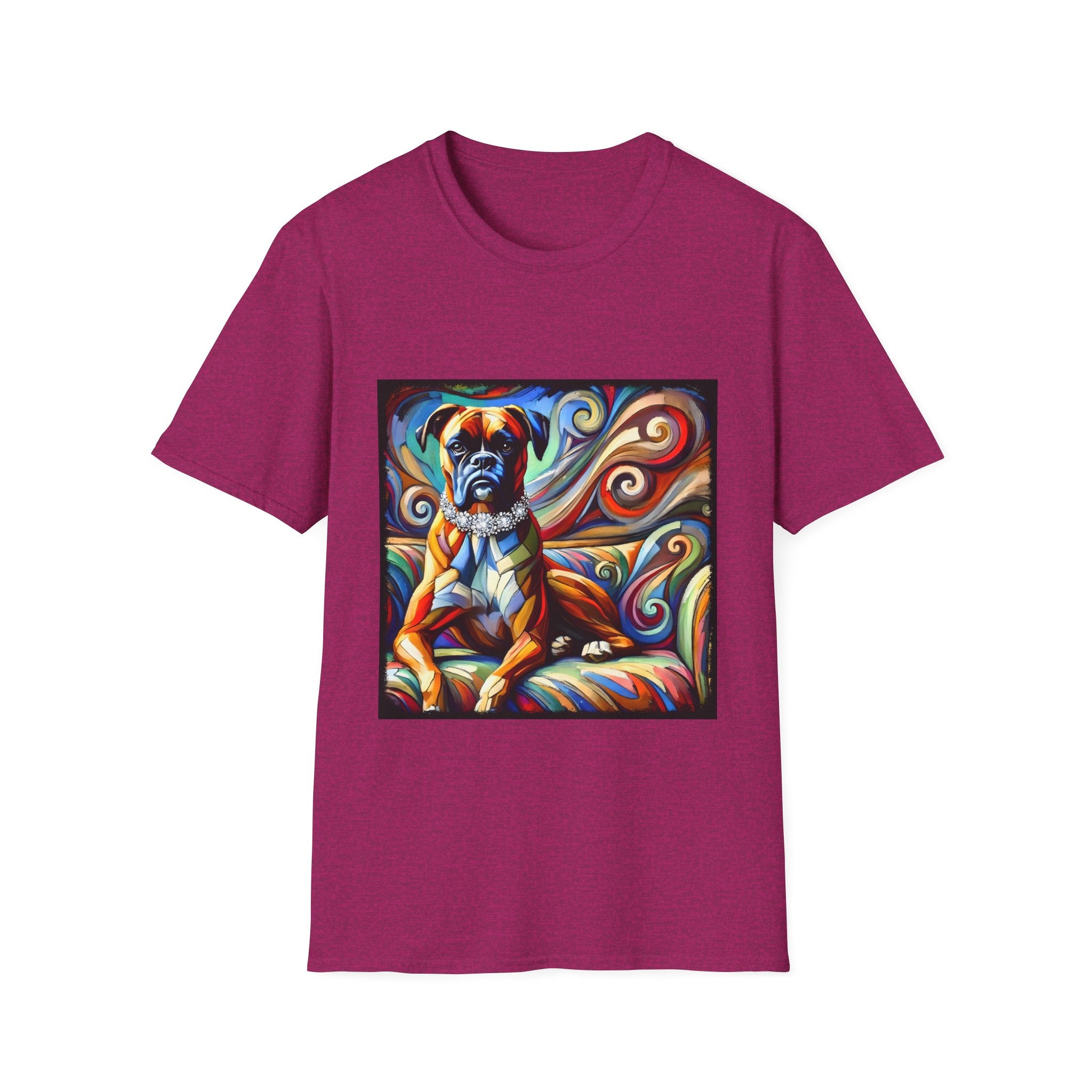 Boxer Diamond Swirl | Unisex Dog T-Shirt