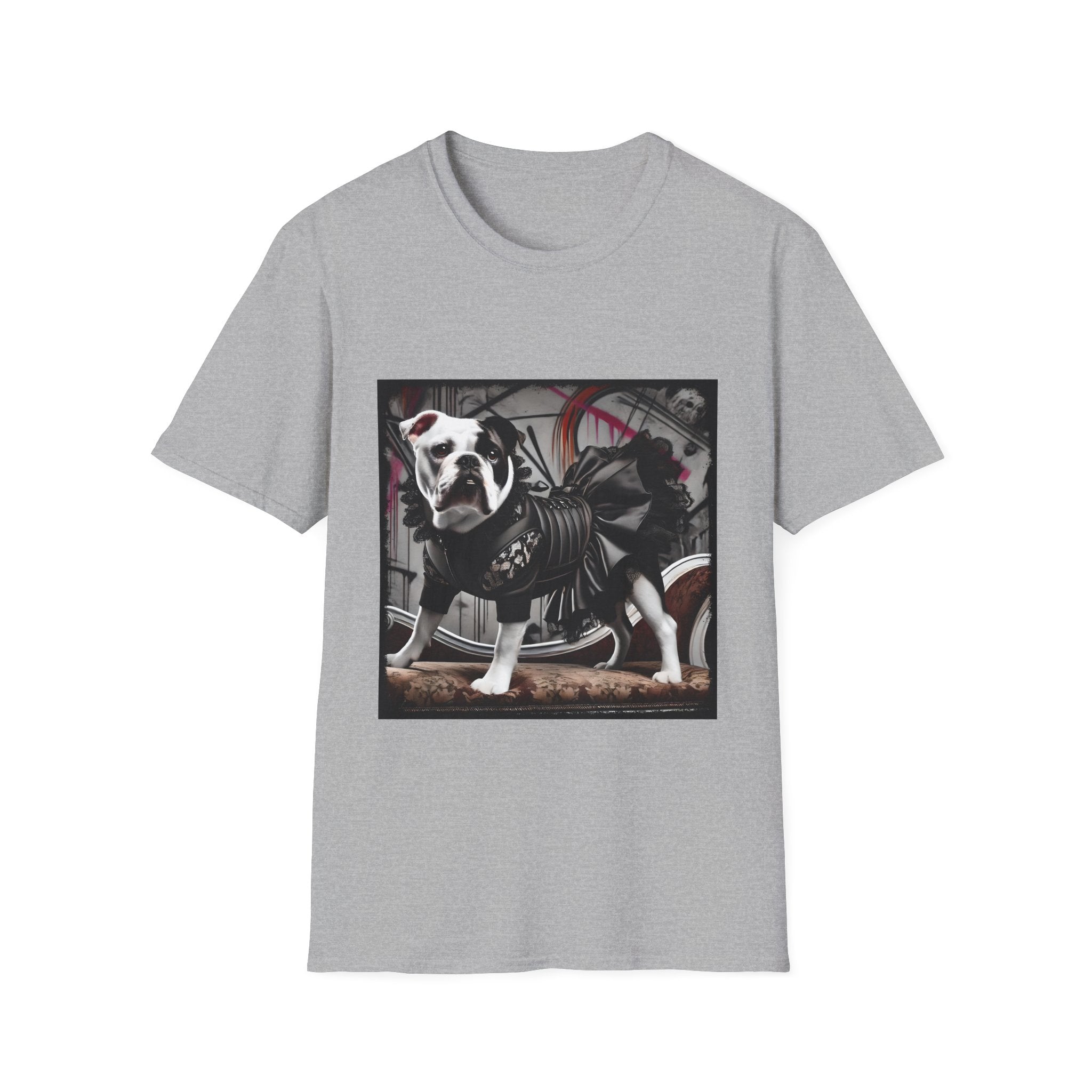 Bulldog Chic Charm | Unisex Dog T-Shirt