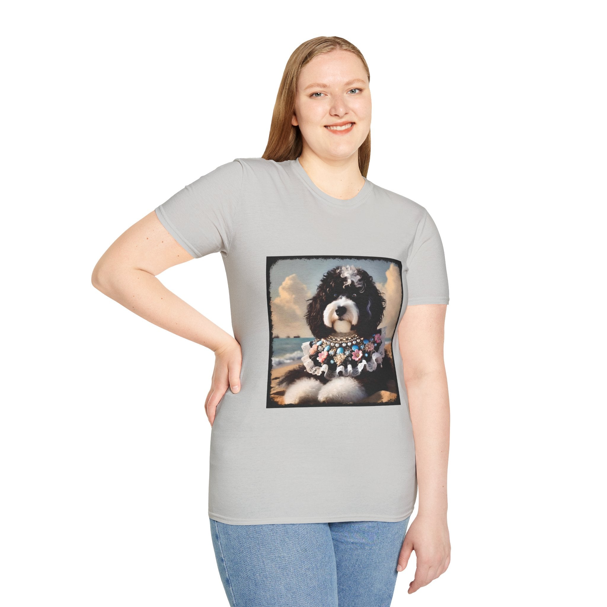 Aussiedoodle Seashell Siren | Unisex Dog T-Shirt