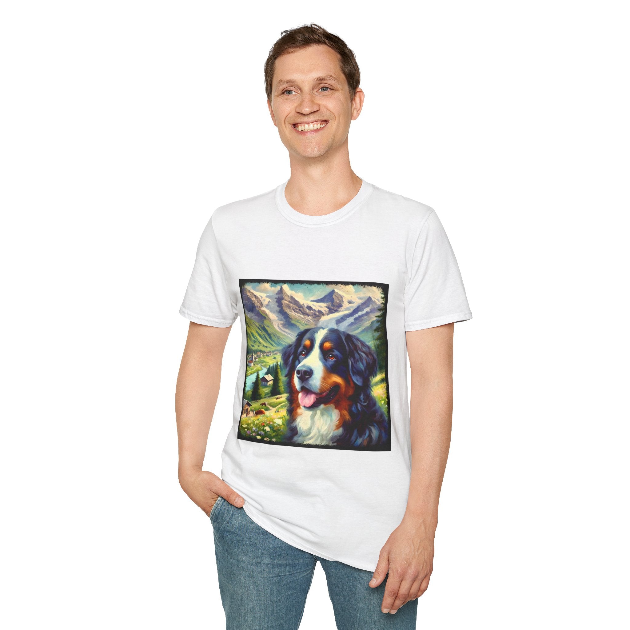 Bernese Mountain Dog Swiss Classic | Unisex Dog T-Shirt
