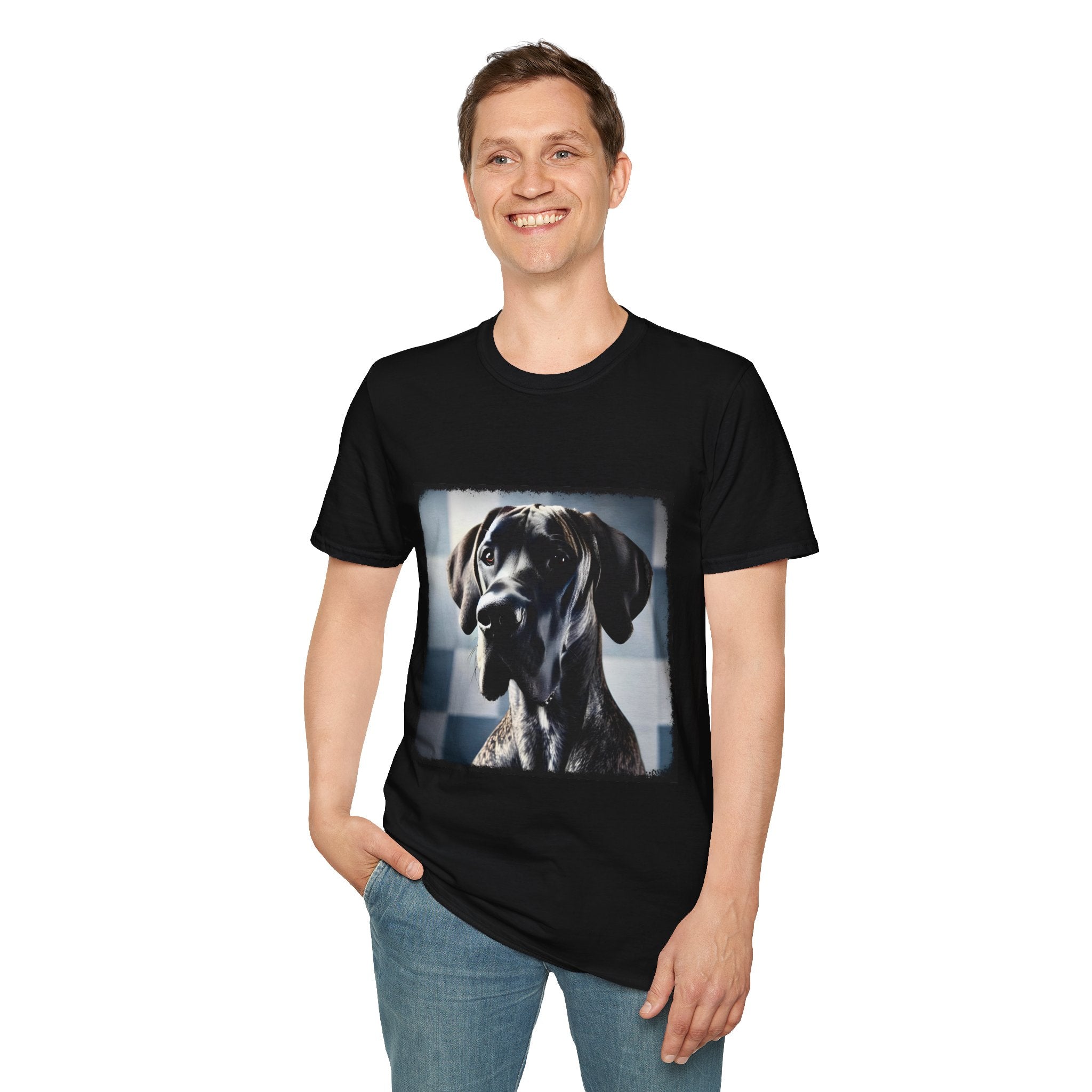 Great Dane Modern Muse | Unisex Dog T-Shirt
