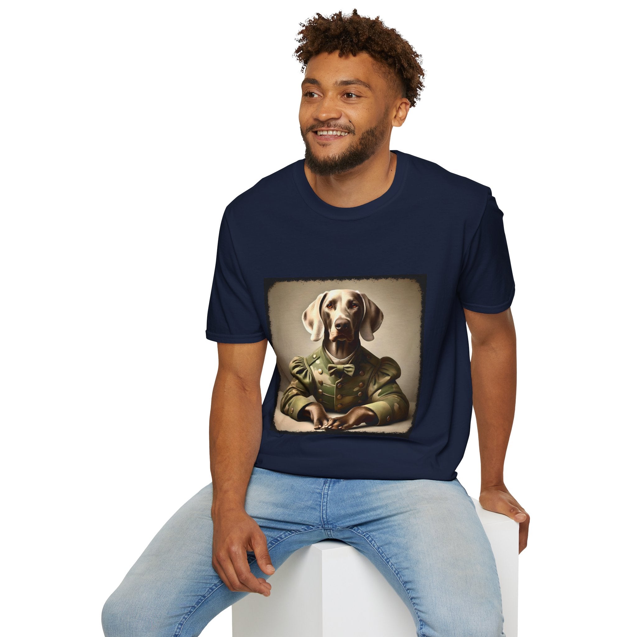 Weimaraner Classic Commander | Unisex Dog T-Shirt