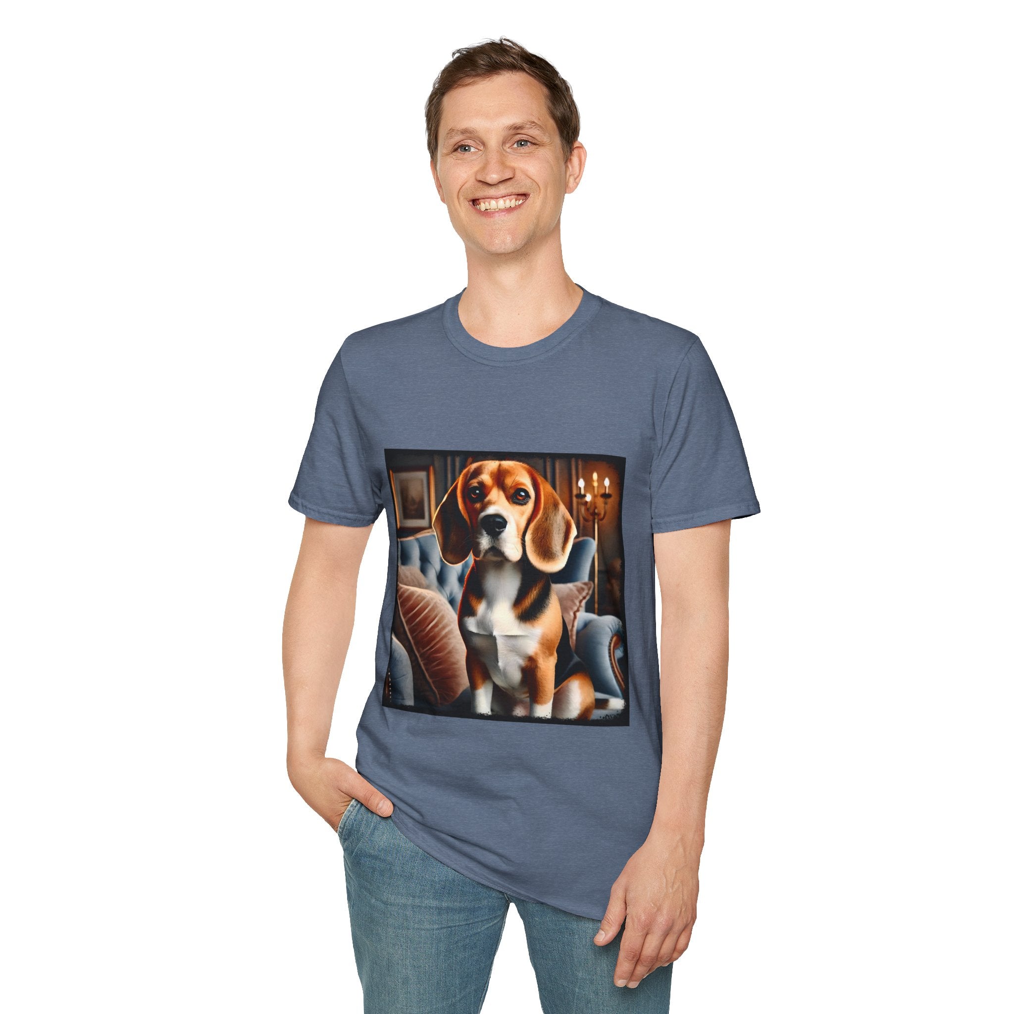 Beagle Poised Portrait | Unisex Dog T-Shirt