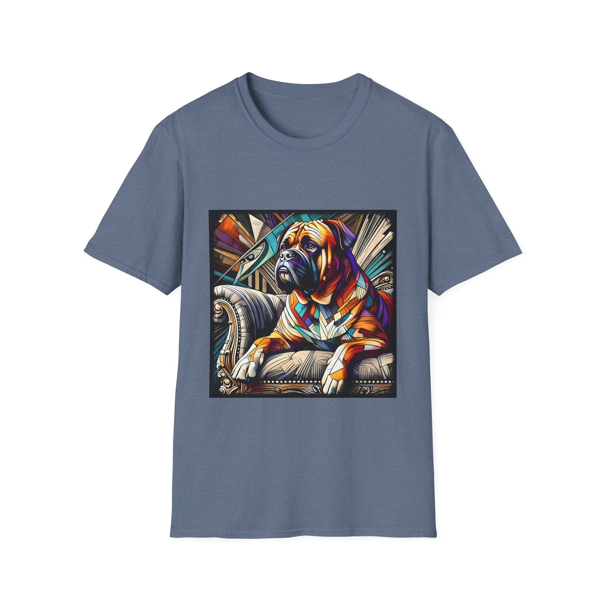 Bullmastiff Vivid Geometric | Unisex Dog T-Shirt