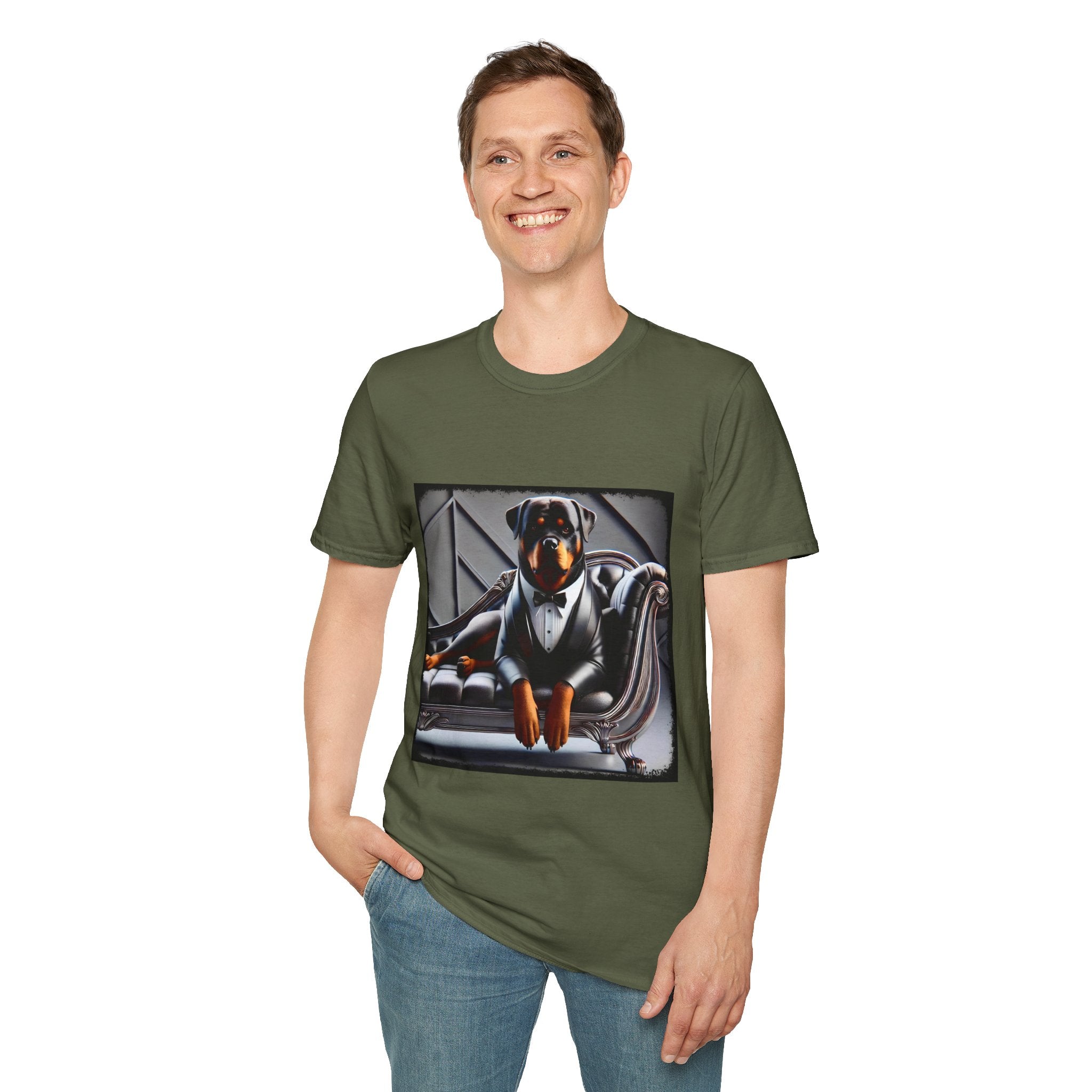 Rottweiler Luxe Tux | Unisex Dog T-Shirt