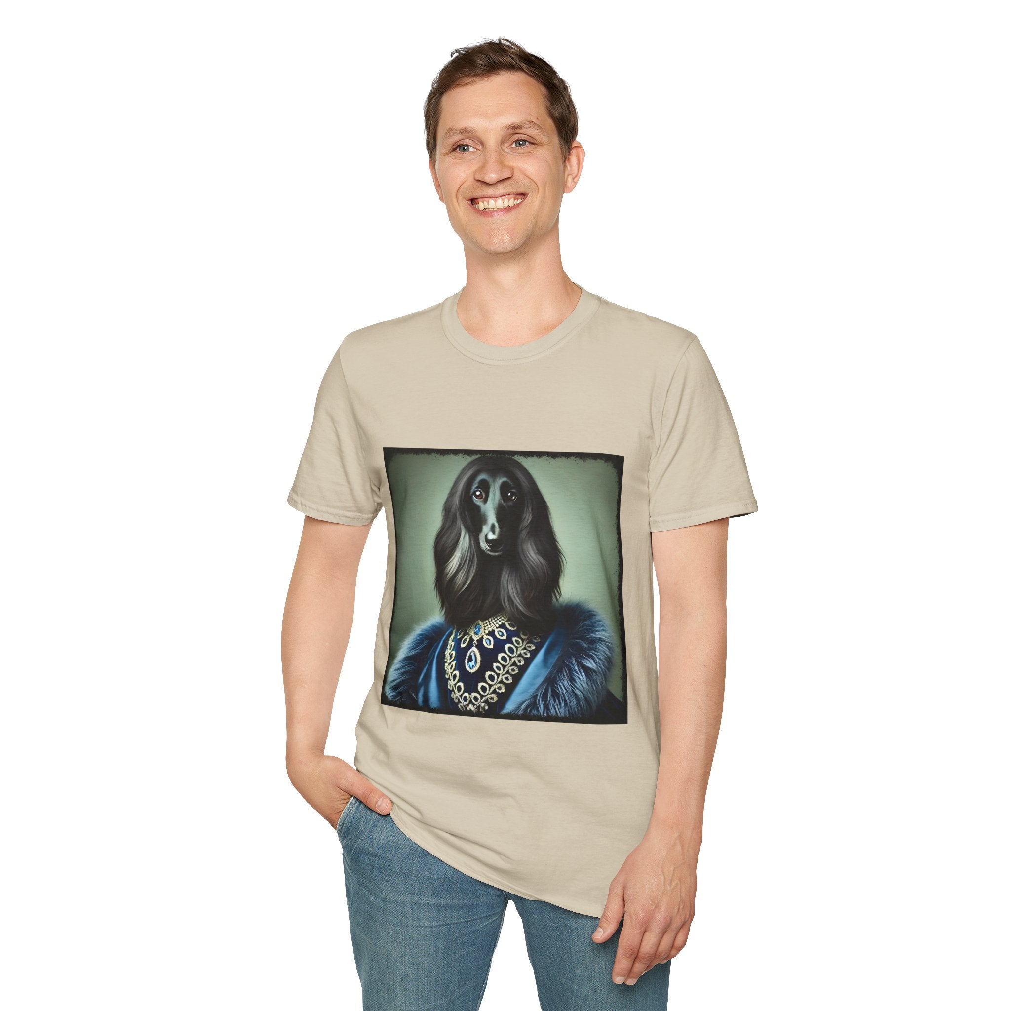 Afghan Hound Blue Belle | Unisex Dog T-Shirt