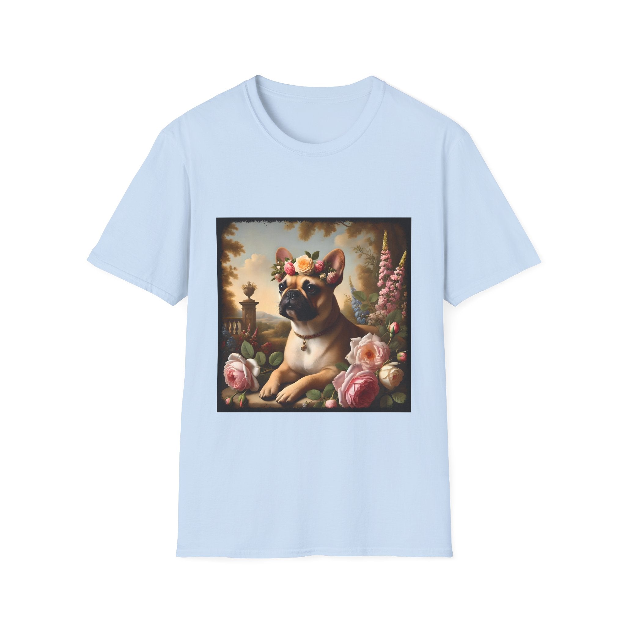 French Bulldog Garden Delight | Unisex Dog T-Shirt