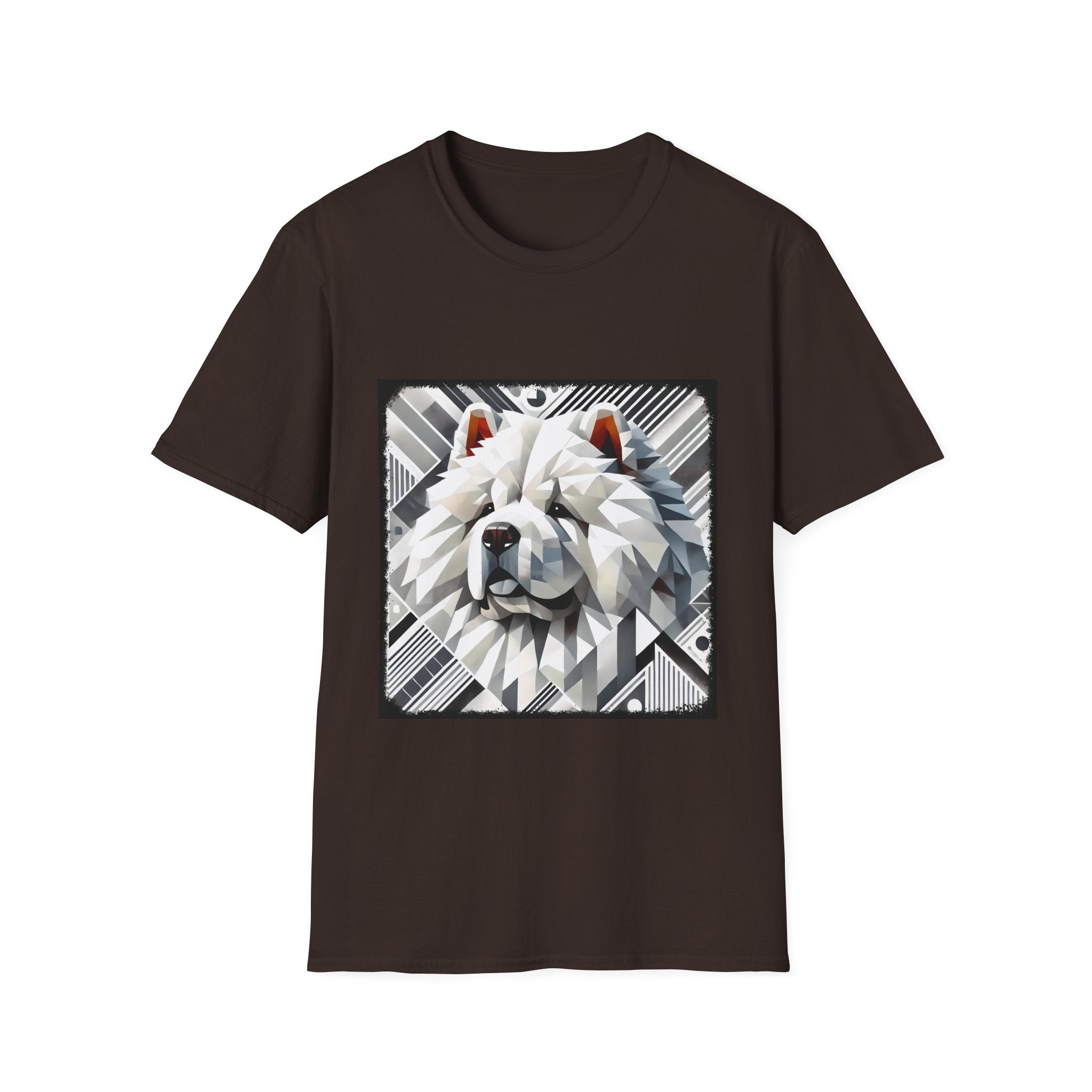 Chow Chow Snow Geometric | Unisex Dog T-Shirt