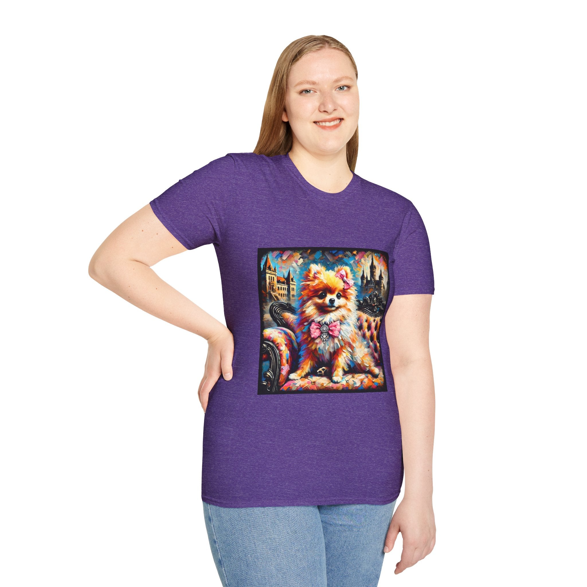 Pomeranian Diamond Princess Classic  | Unisex Dog T-Shirt