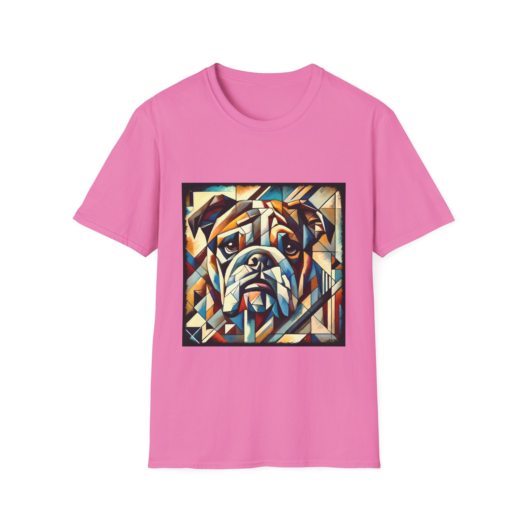 Bulldog Warm Geometric | Unisex Dog T-Shirt