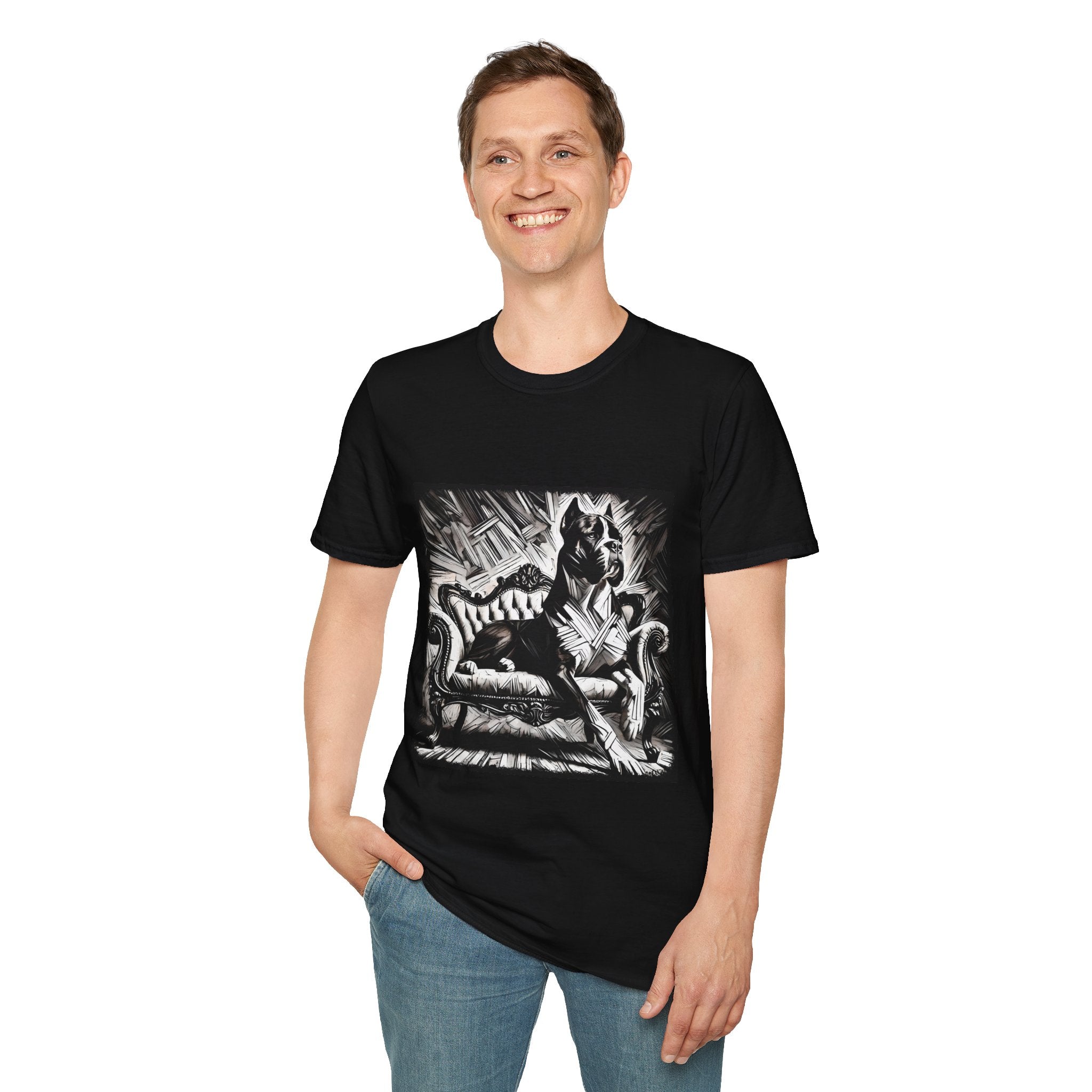 Cane Corso B&W Bold | Unisex Dog T-Shirt