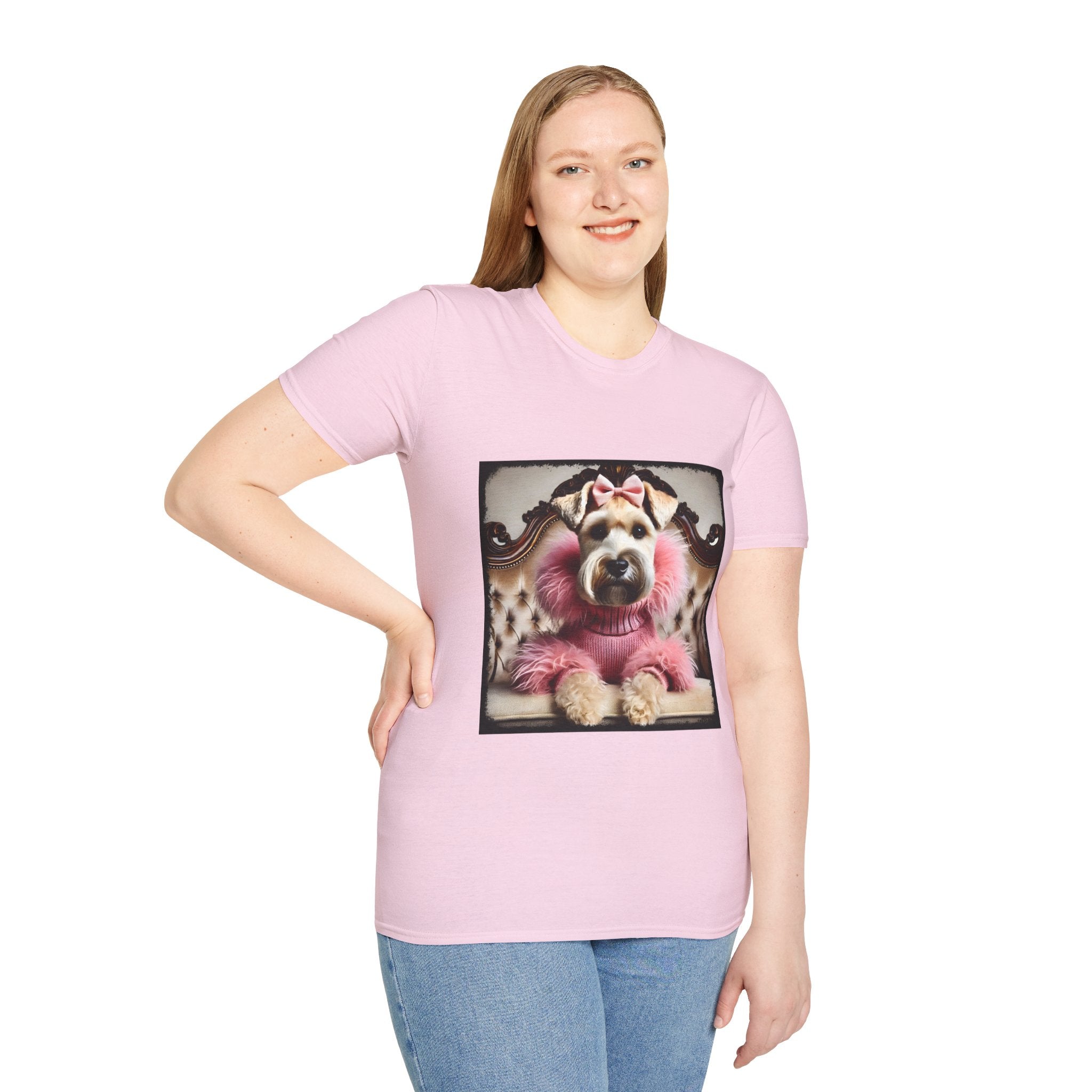 Wheaten Terrier Pink Diva | Unisex Dog T-Shirt