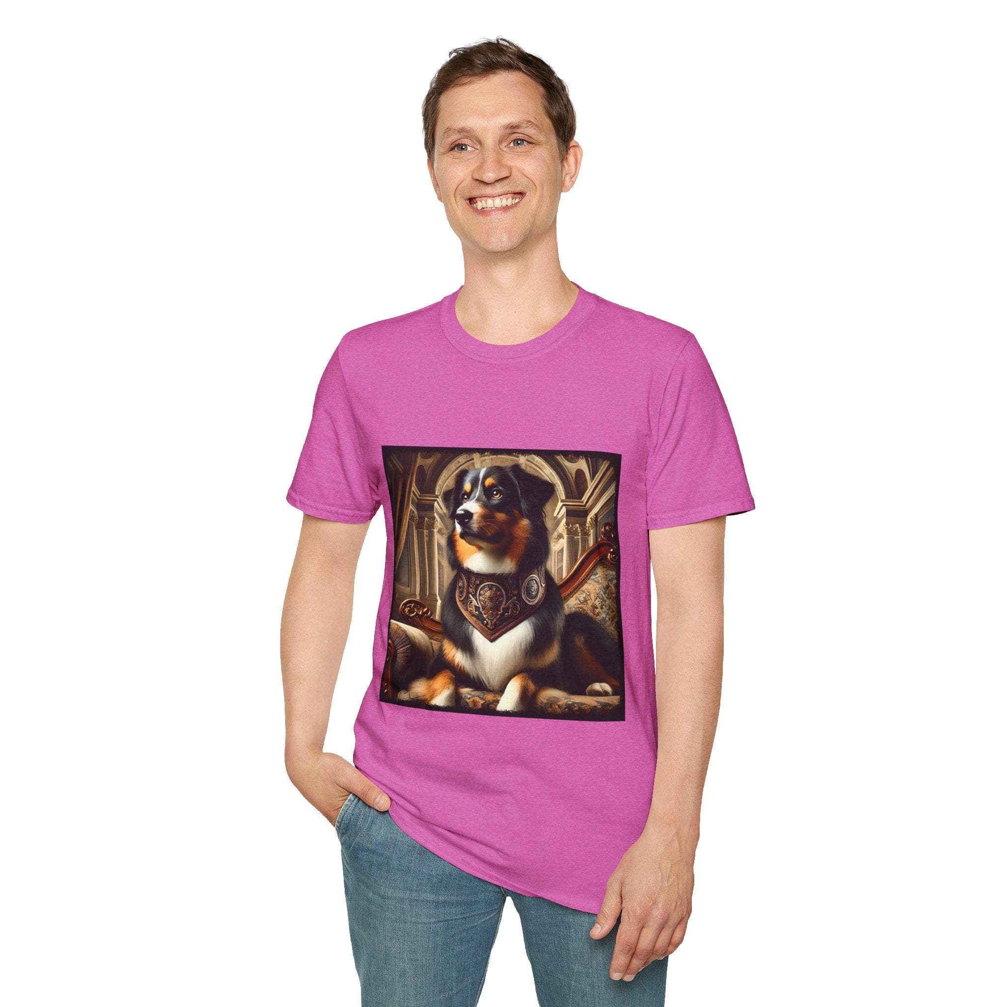 Australian Shepherd Posh Prince | Unisex Dog T-Shirt