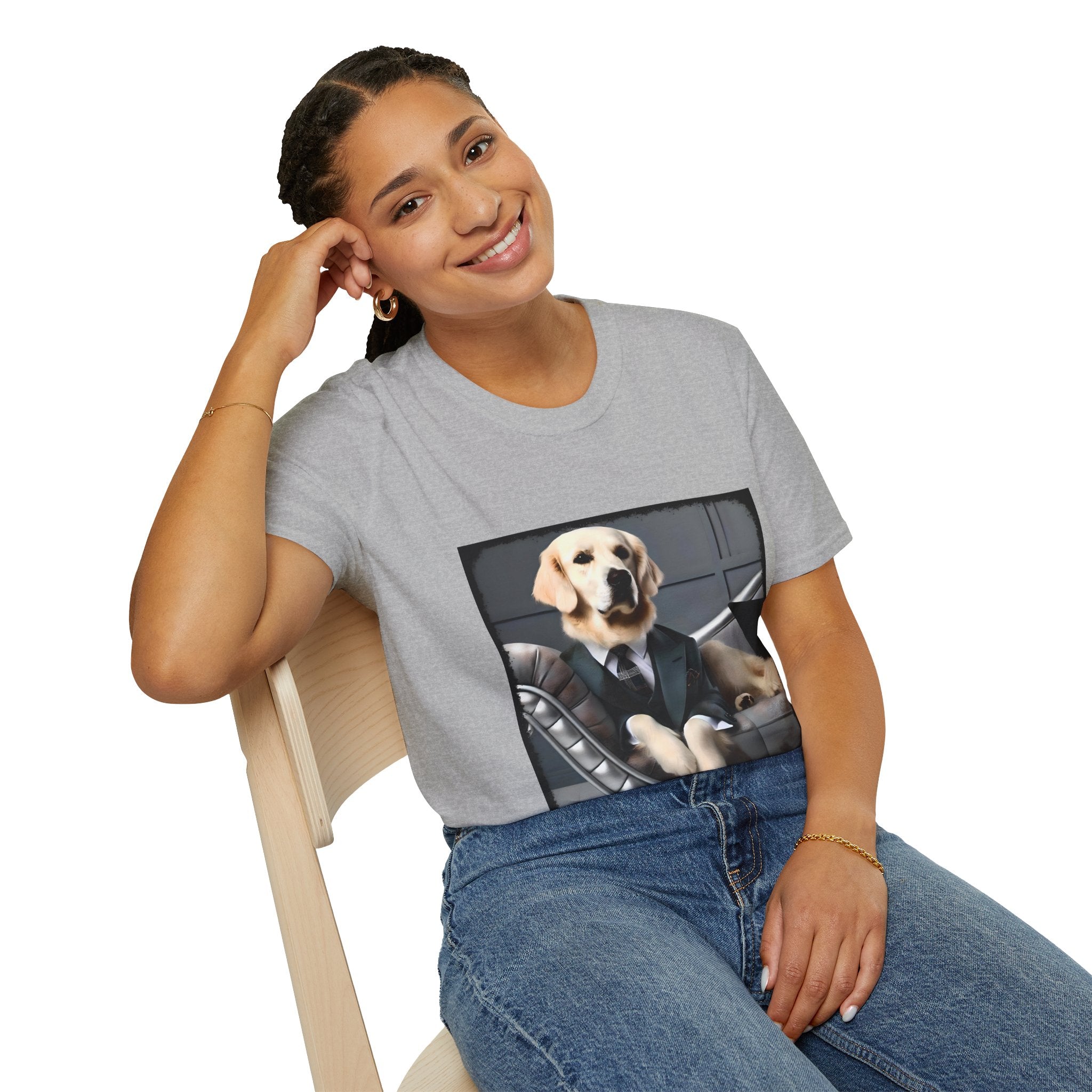 Golden Retriever Classy Chap | Unisex Dog T-Shirt