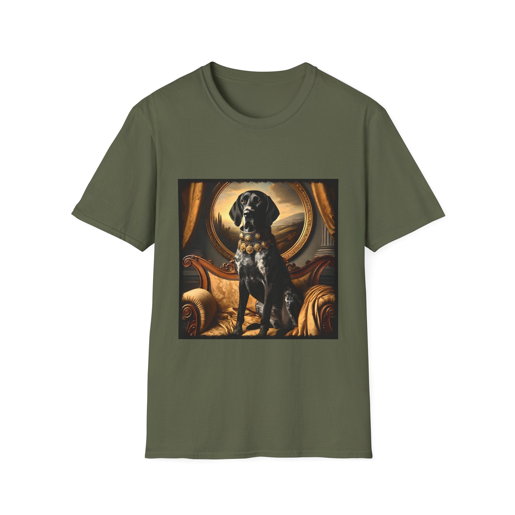 German Shorthaired Pointer Posh Prince  | Unisex Dog T-Shirt