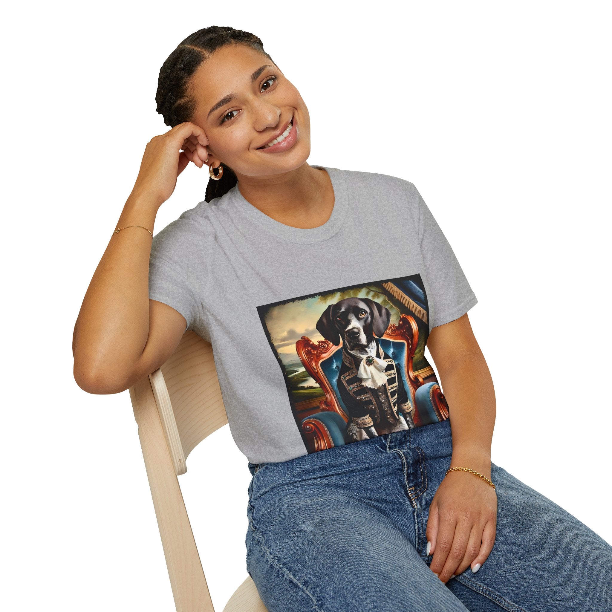 German Shorthaired Pointer Velvet Duke | Unisex Dog T-Shirt